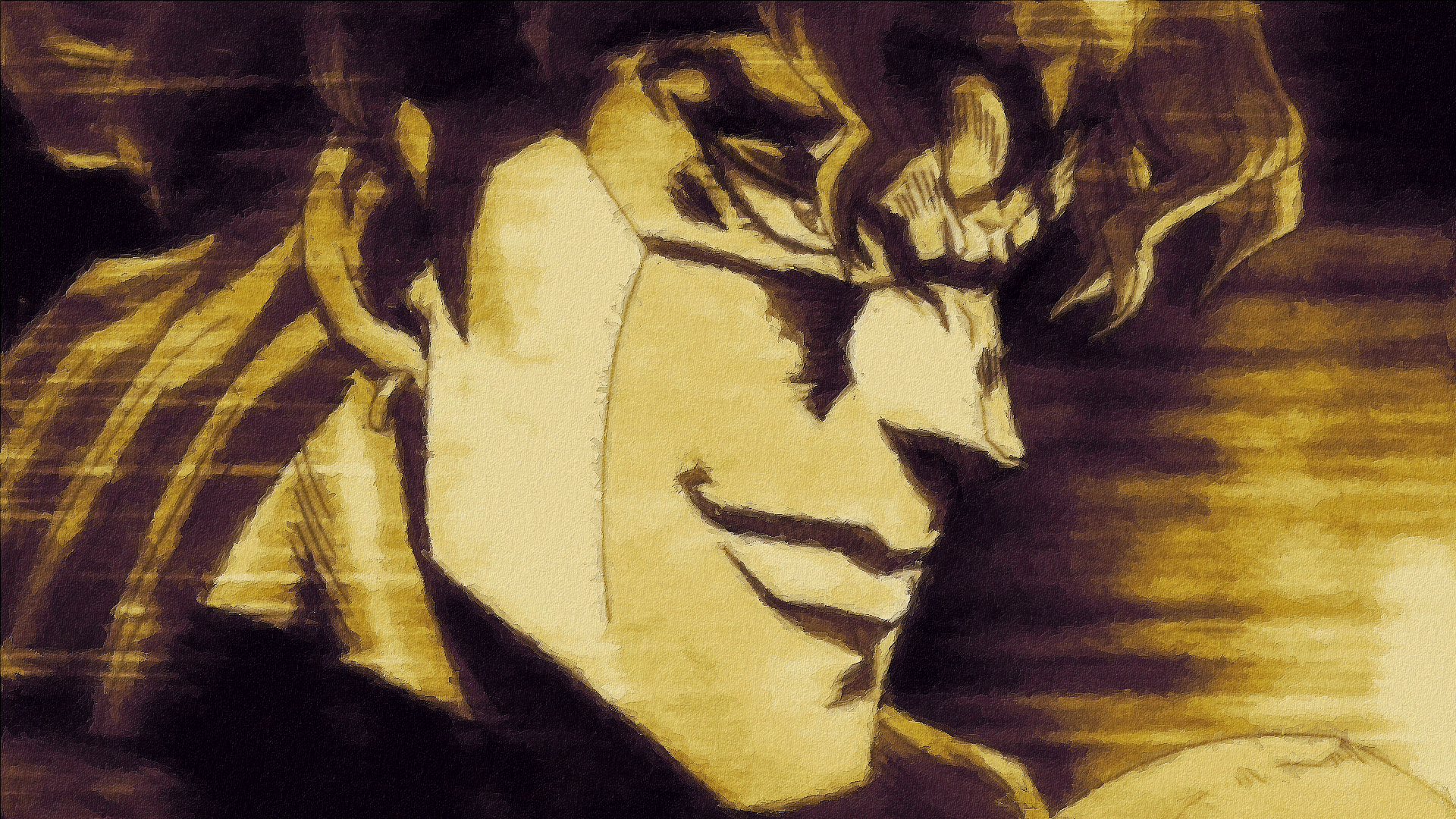 Dio Brando from JoJo's Bizarre Adventure HD Wallpaper