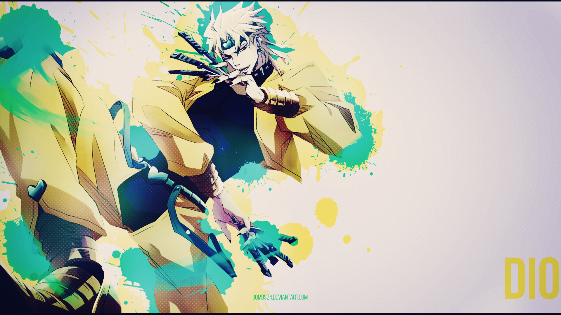 Dio Brando from JoJo's Bizarre Adventure HD Wallpaper