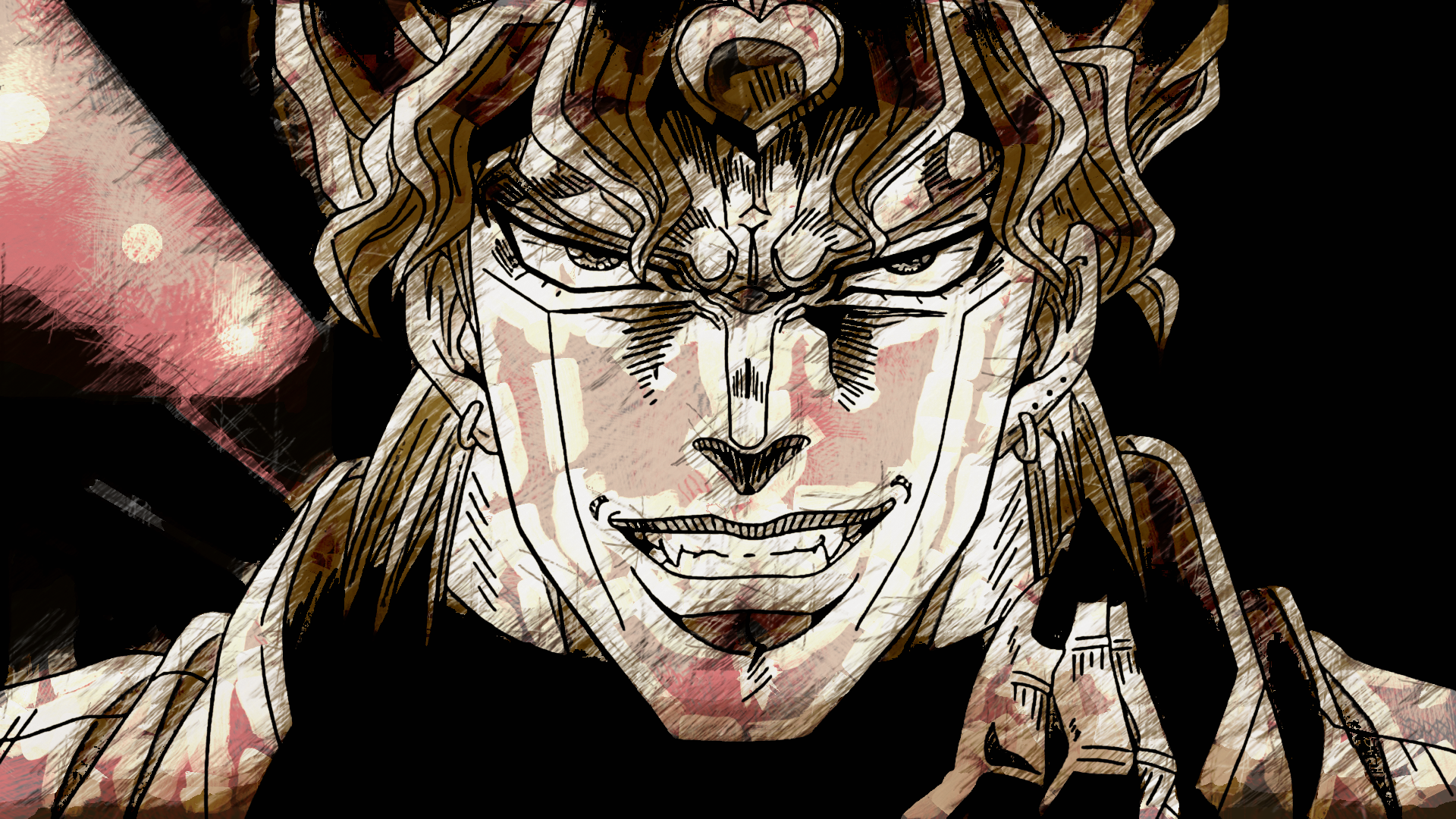 Dio Brando from JoJo's Bizarre Adventure HD Wallpaper