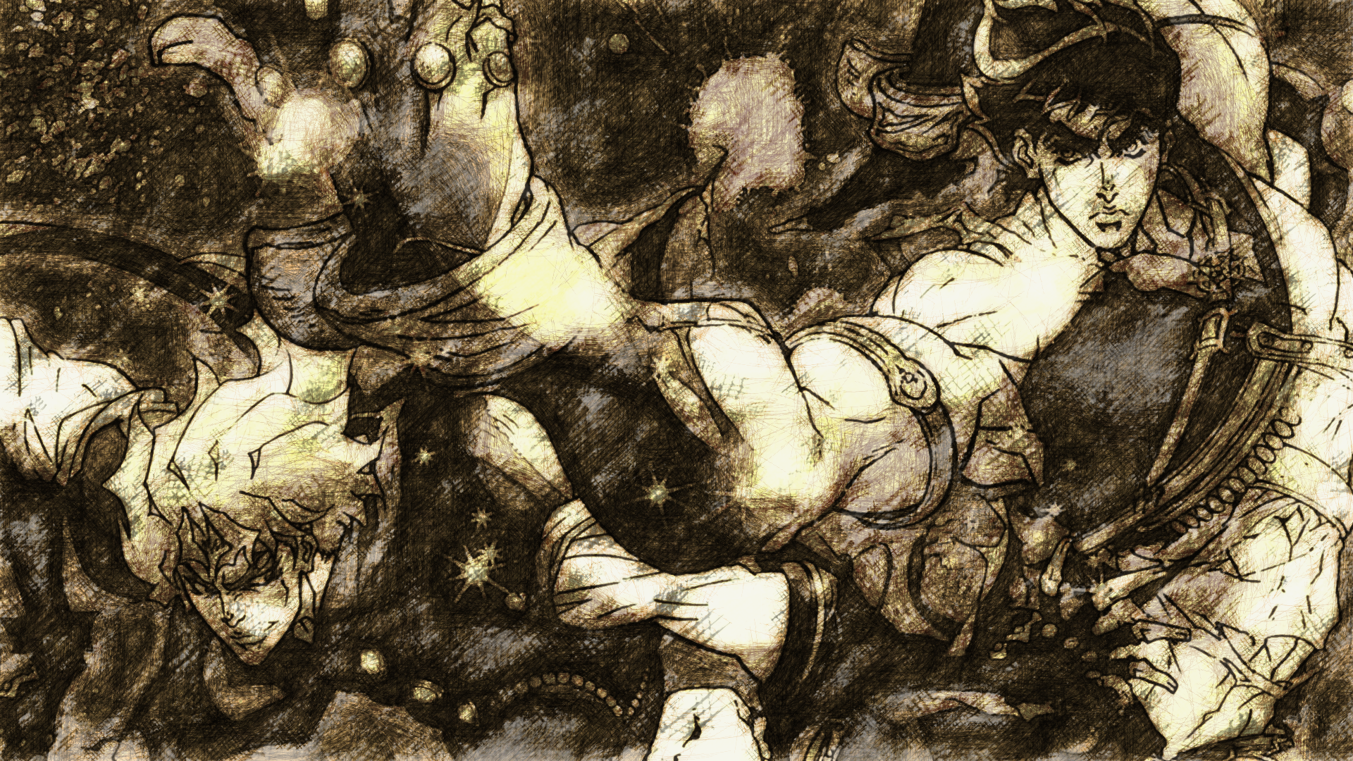 Dio Brando from JoJo's Bizarre Adventure HD Wallpaper