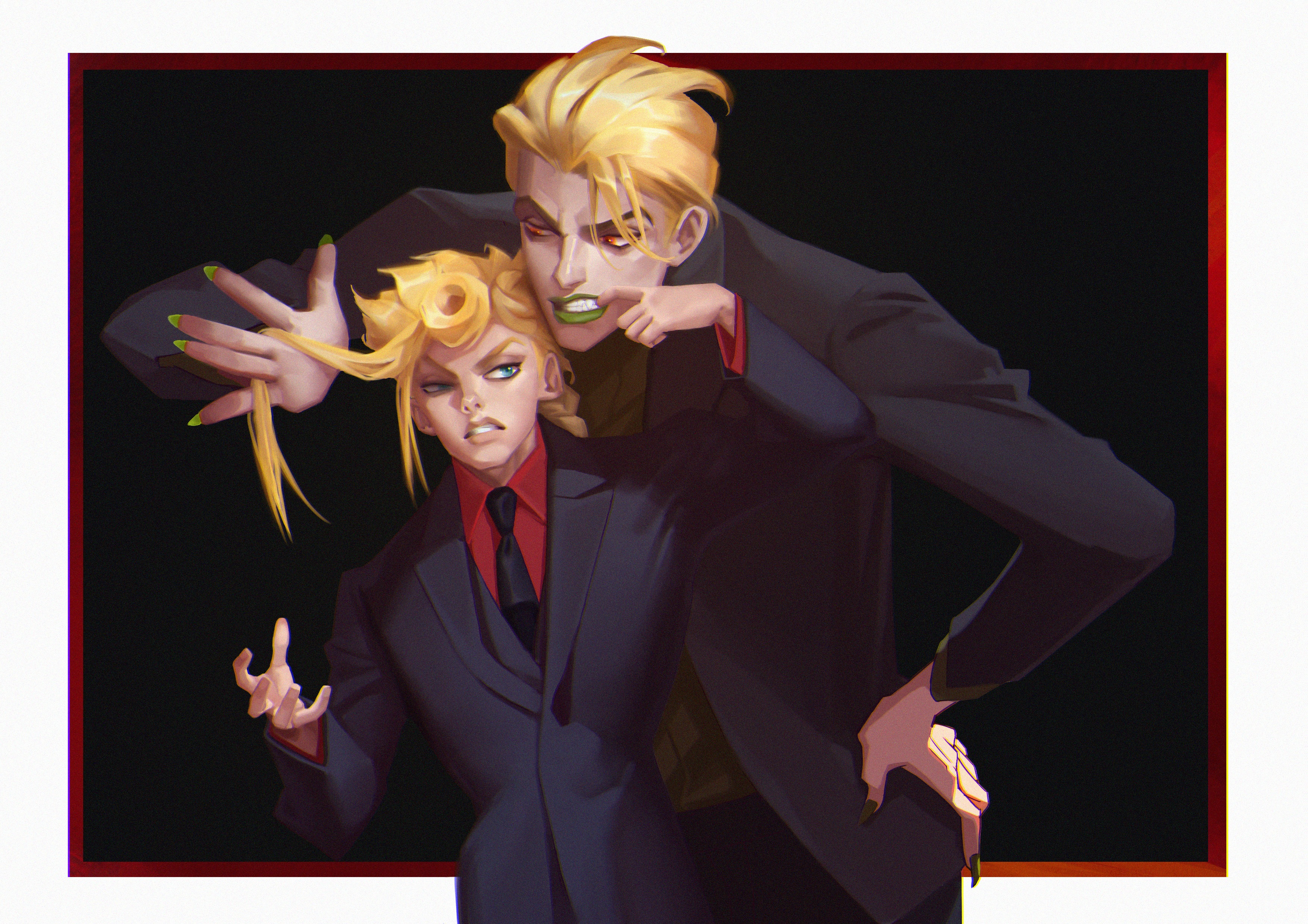 Dio Brando from JoJo's Bizarre Adventure HD Wallpaper