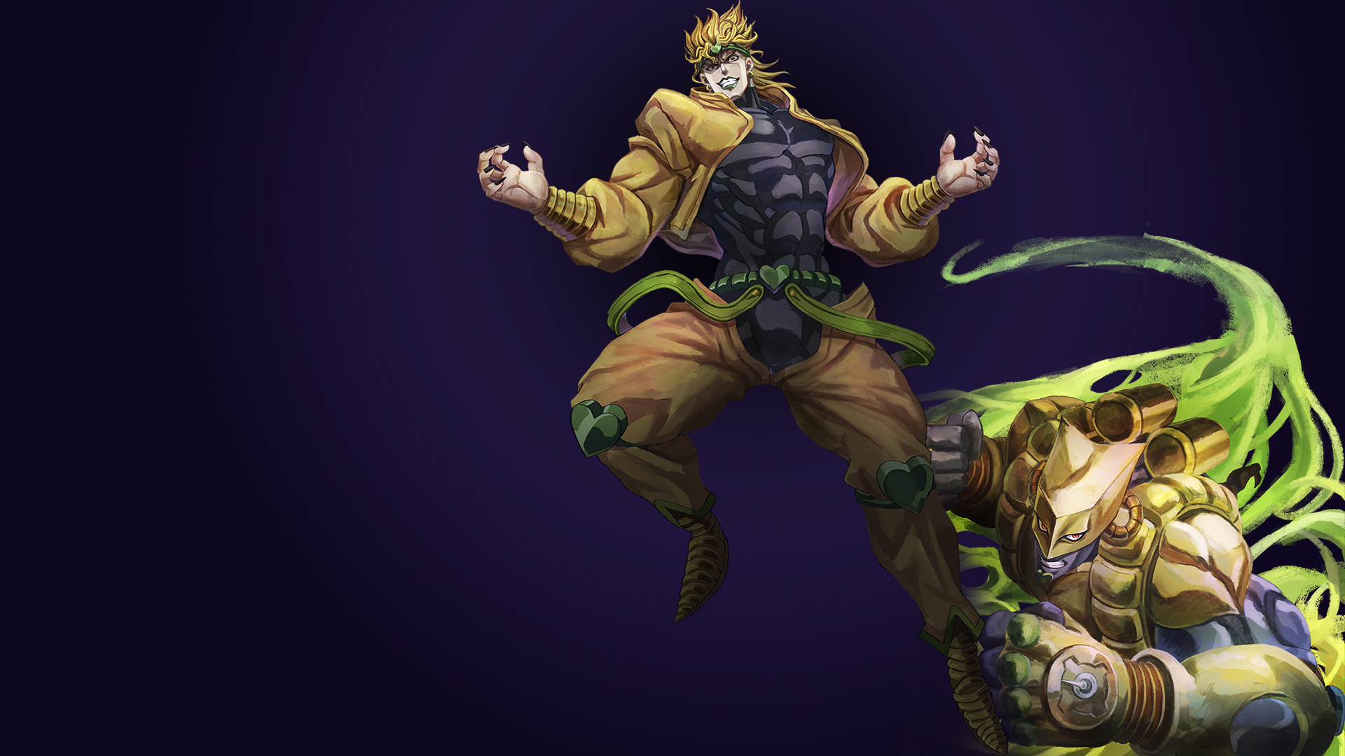Dio Brando and The World from JoJo's Bizarre Adventure HD Wallpaper
