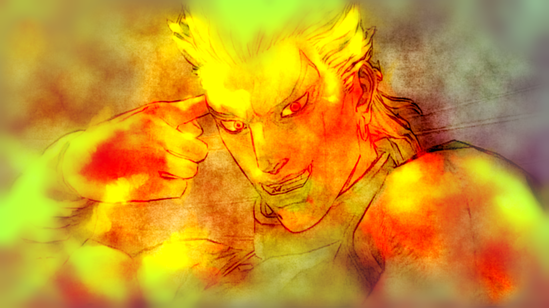 Dio Brando from JoJo's Bizarre Adventure HD Wallpaper