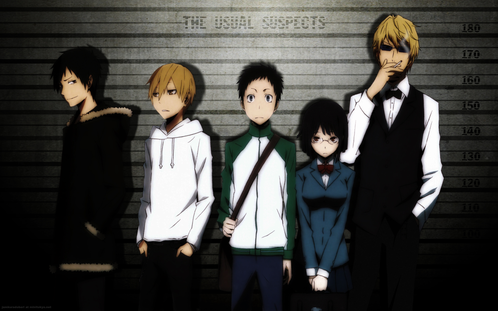 The Usual Suspects anime characters HD Wallpaper