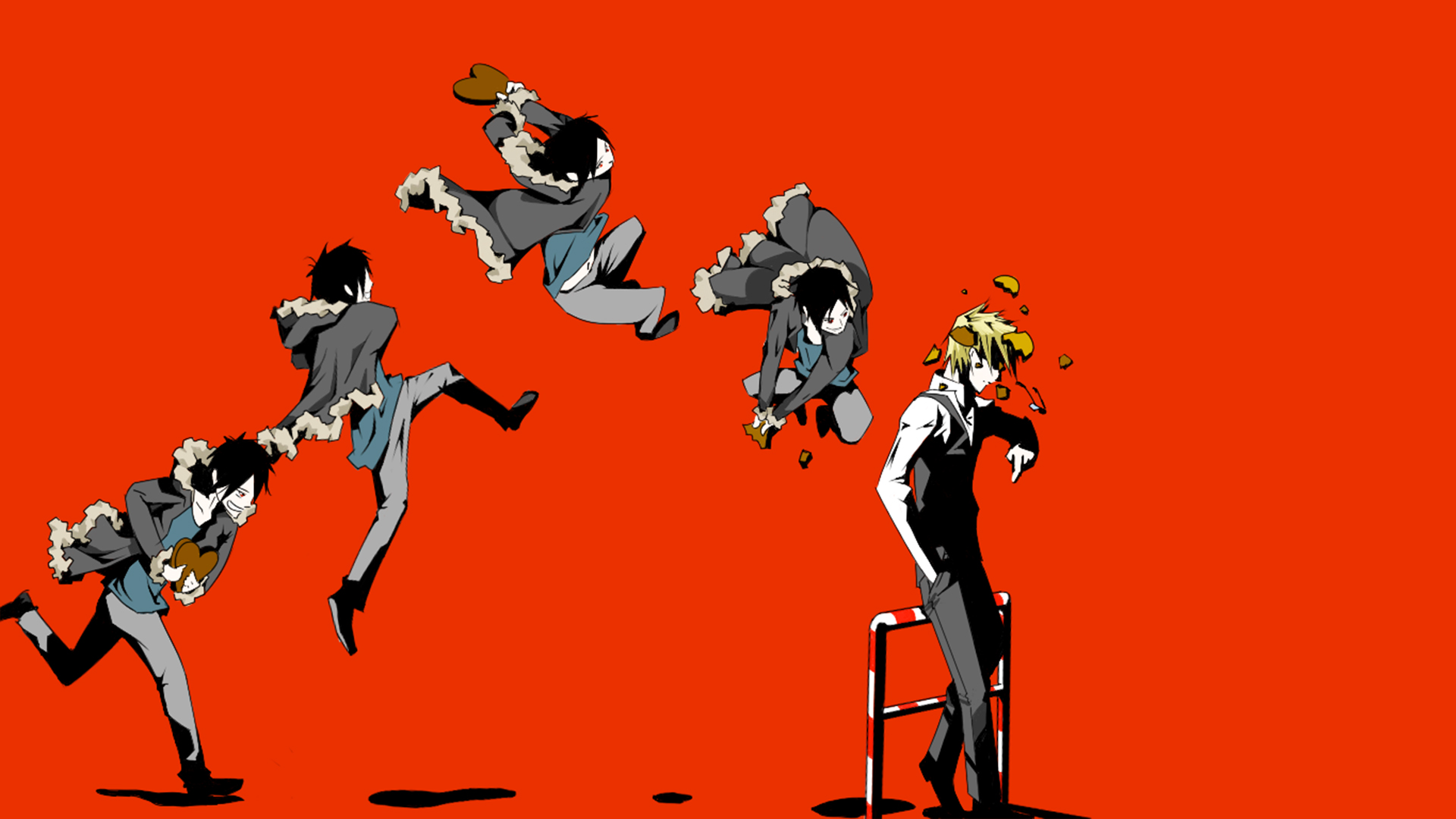 Izaya Orihara in motion HD Wallpaper