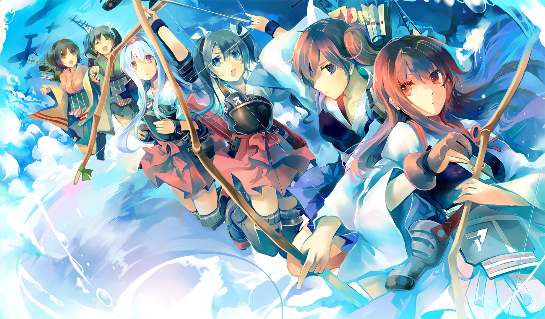 Kaga from Kantai Collection HD Wallpaper