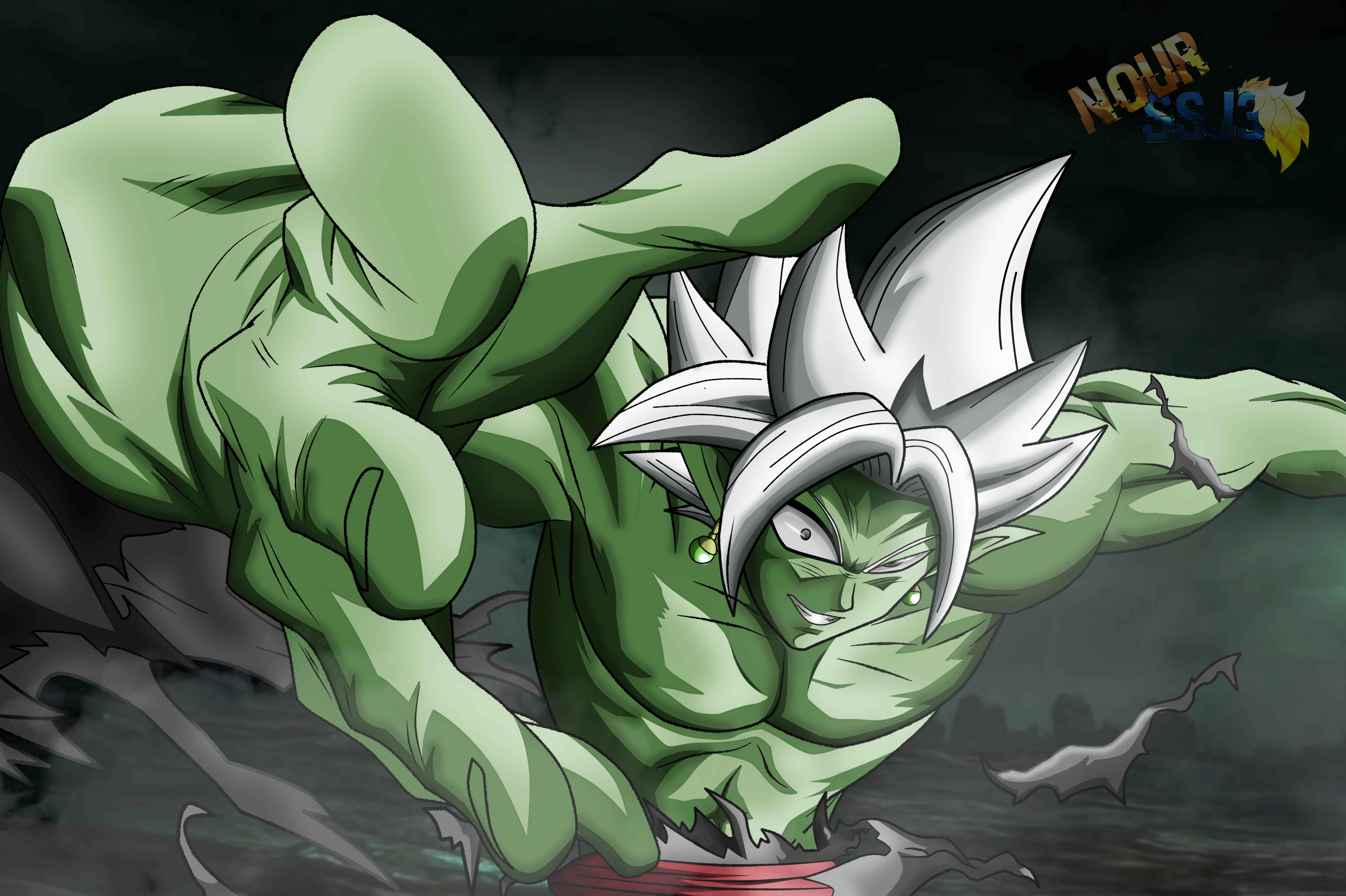 Fused Zamasu from Dragon Ball Super HD Wallpaper