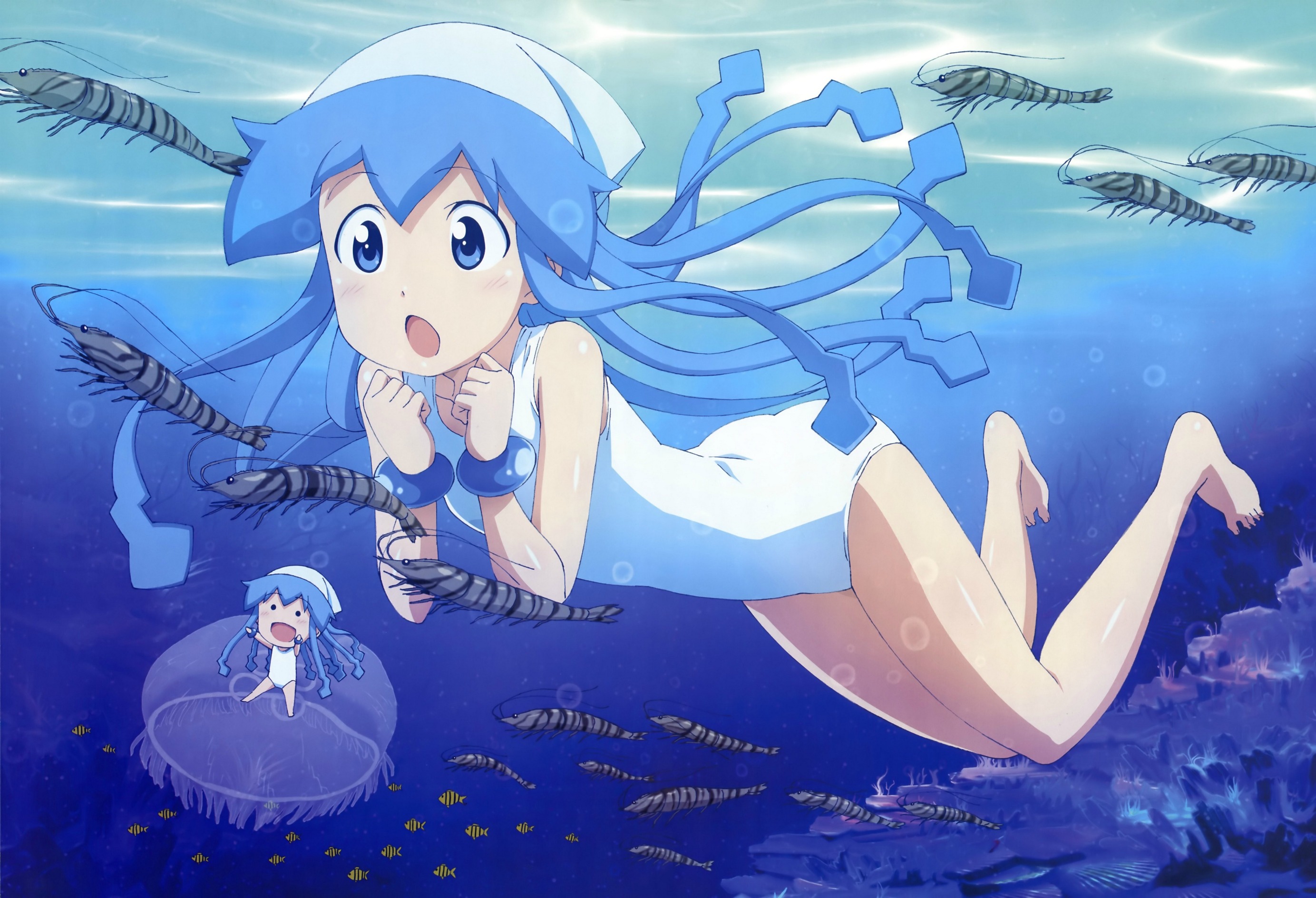 Ika Musume from Shinryaku! Ika Musume HD Wallpaper