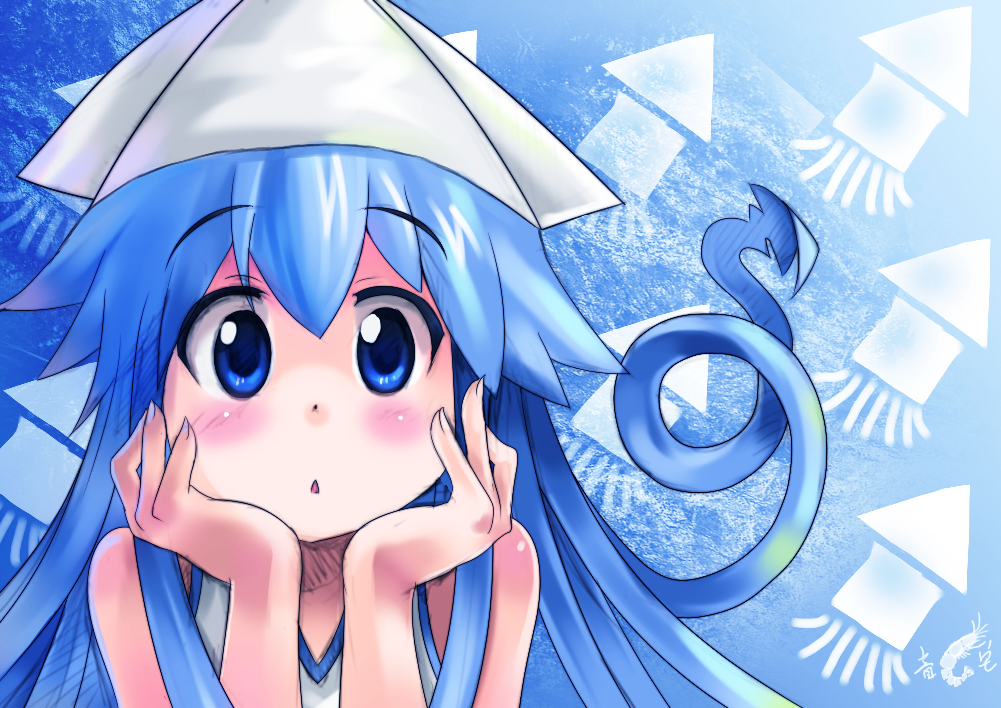 Ika Musume from Shinryaku! Ika Musume HD Wallpaper