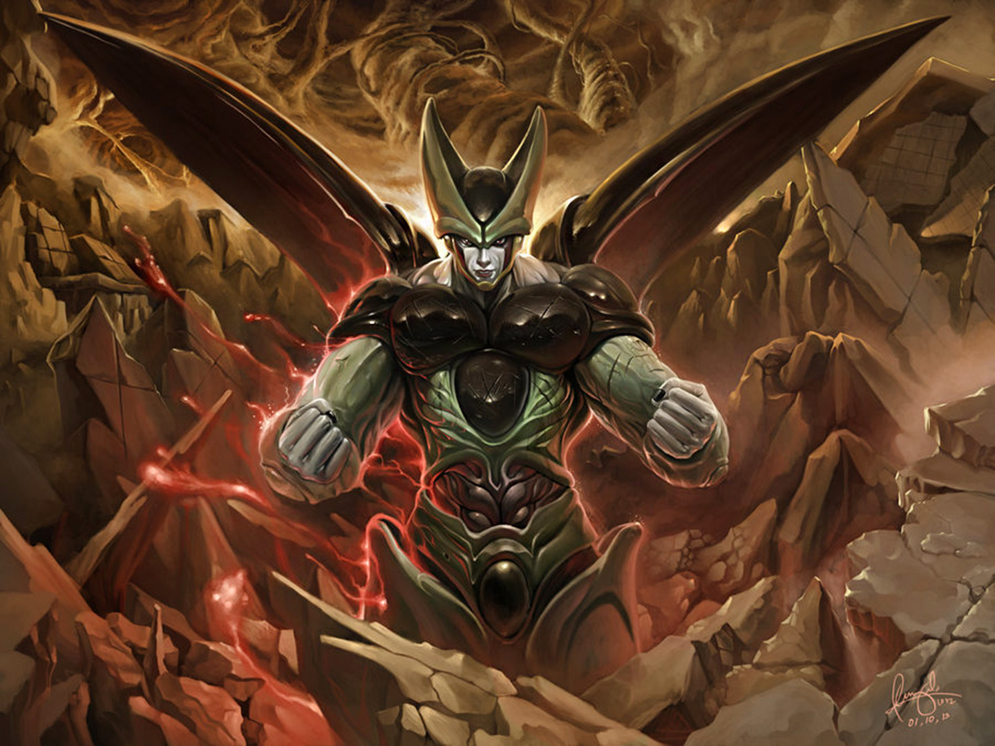 Cell from Dragon Ball Z HD Wallpaper