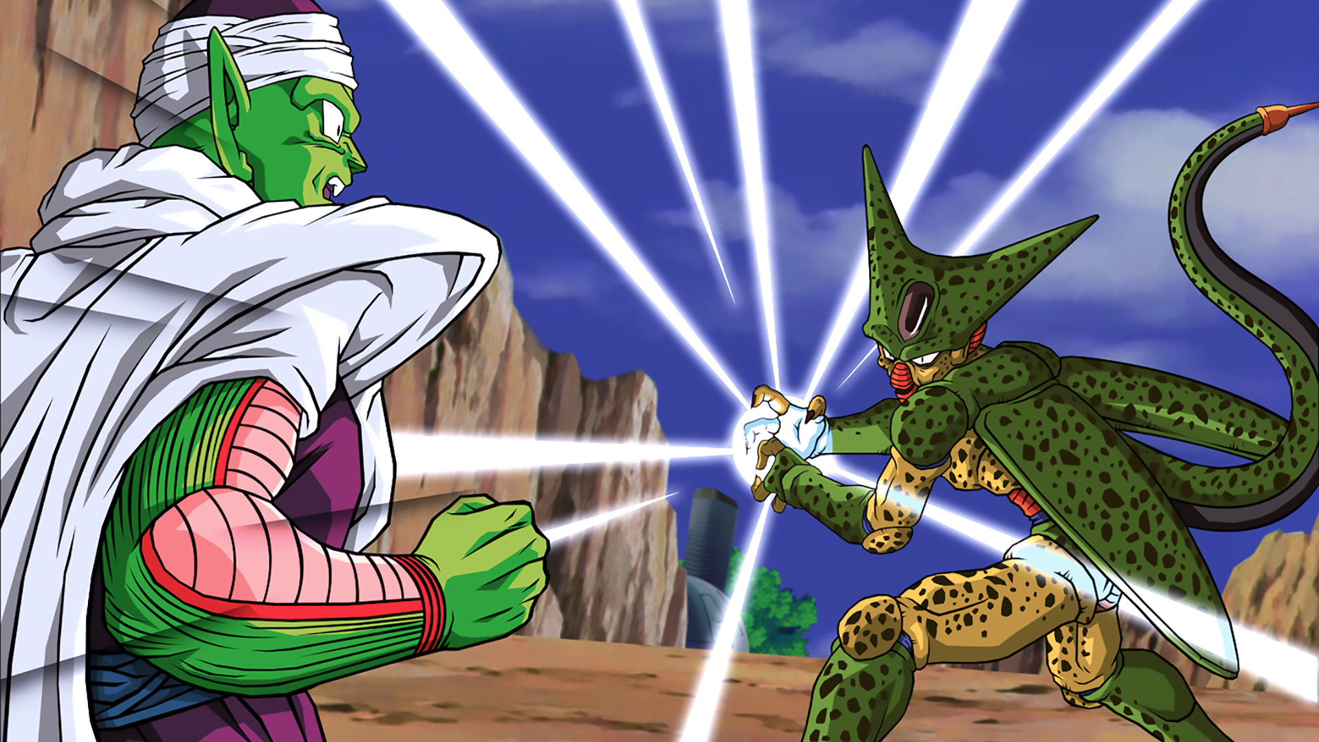 Piccolo and Cell from Dragon Ball Z HD Wallpaper
