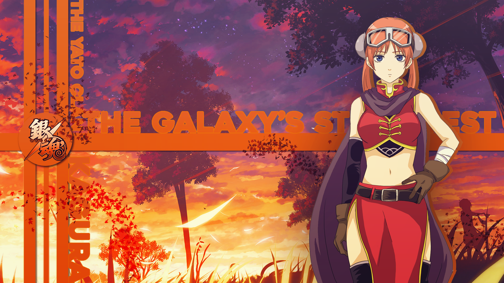 Kagura from Gintama HD Wallpaper
