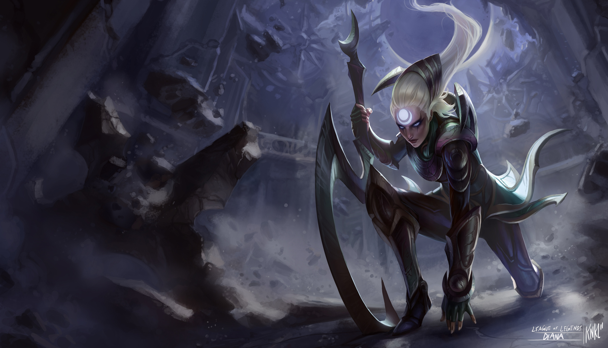 Diana from League of Legends HD Wallpaper