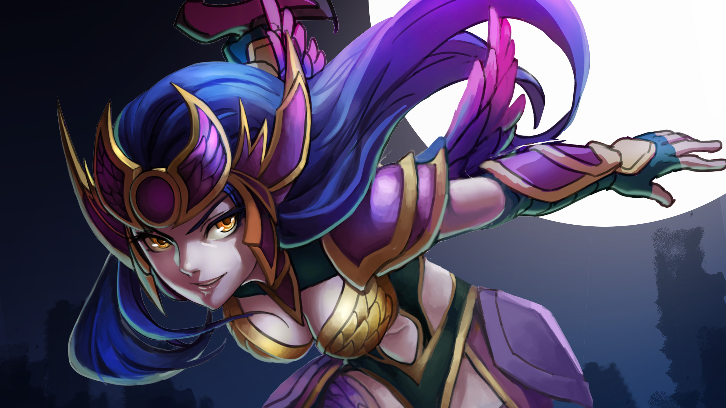 Diana from League of Legends HD Wallpaper