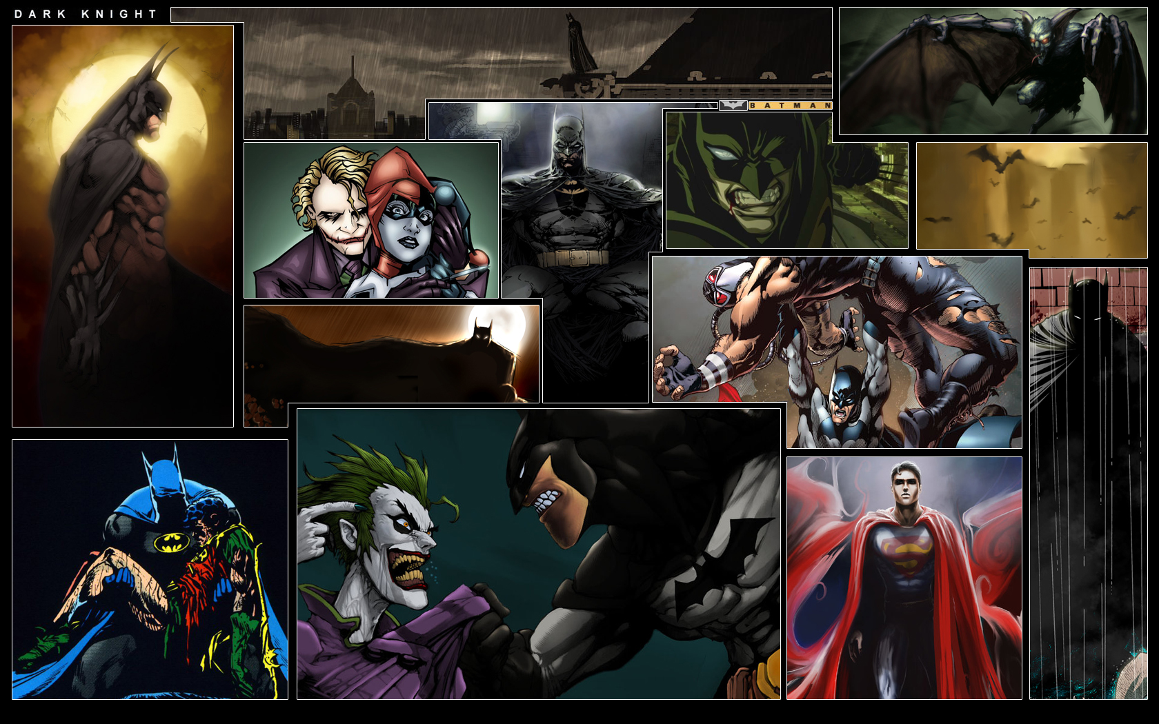 Batman and Bane from The Dark Knight HD Wallpaper