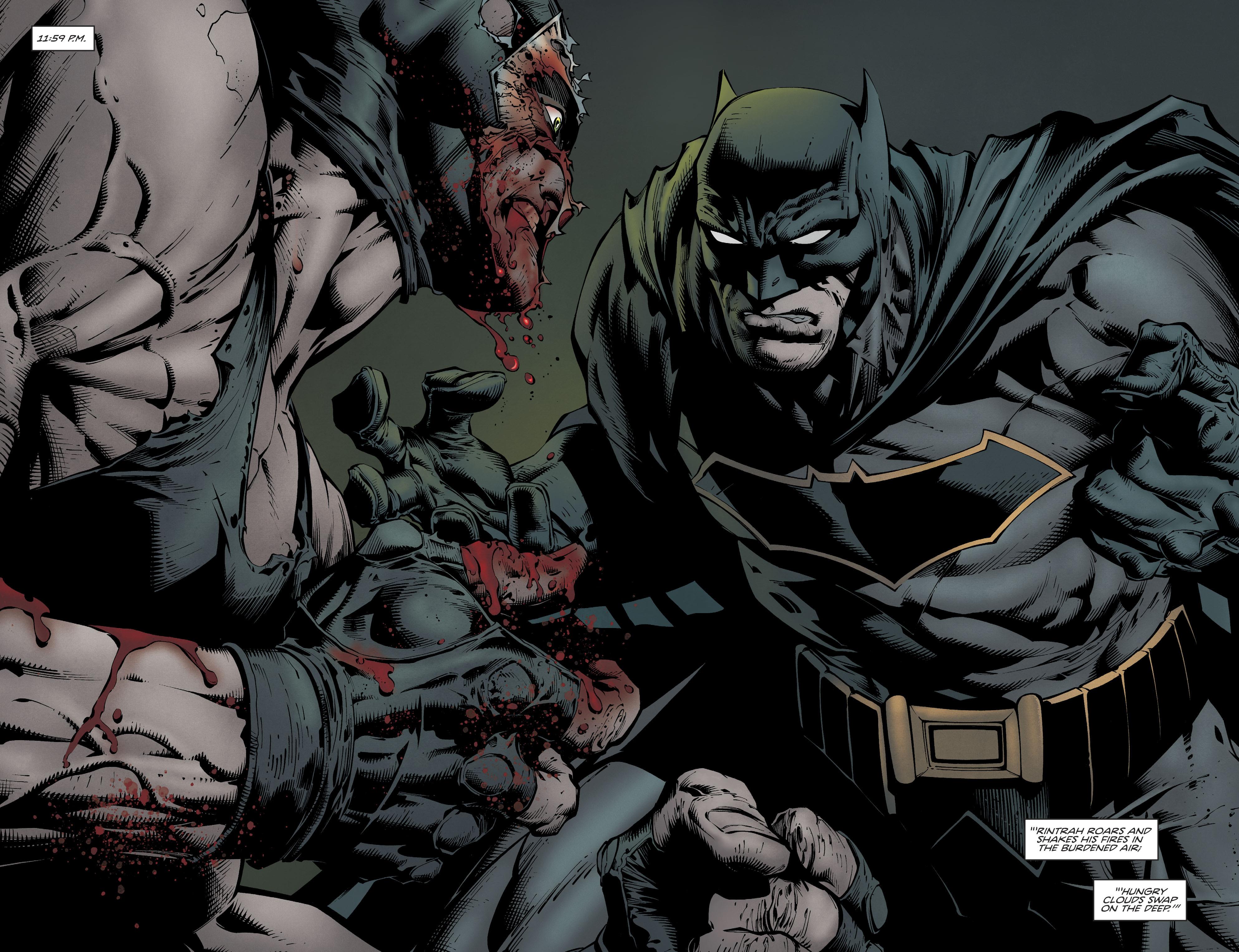 Batman fighting Bane HD Wallpaper