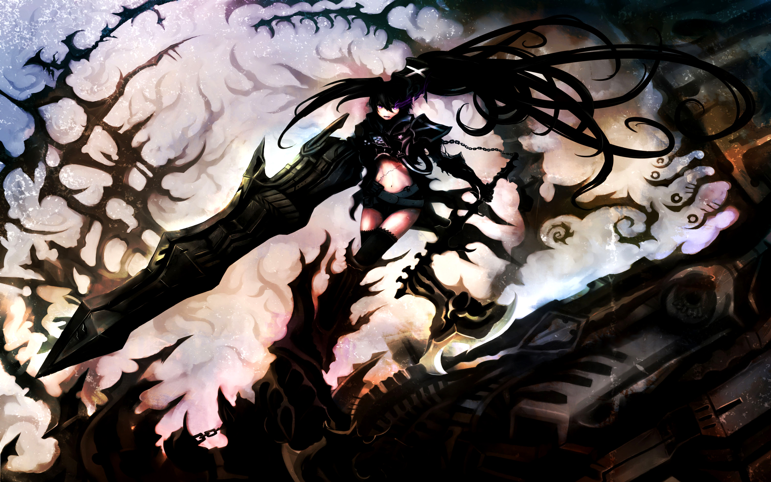 Insane Black Rock Shooter HD Wallpaper