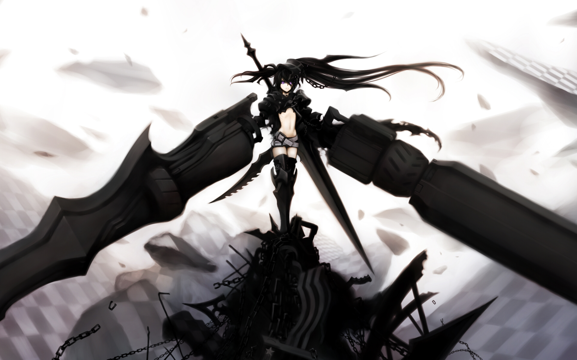 Black Rock Shooter from Insane Black Rock Shooter HD Wallpaper