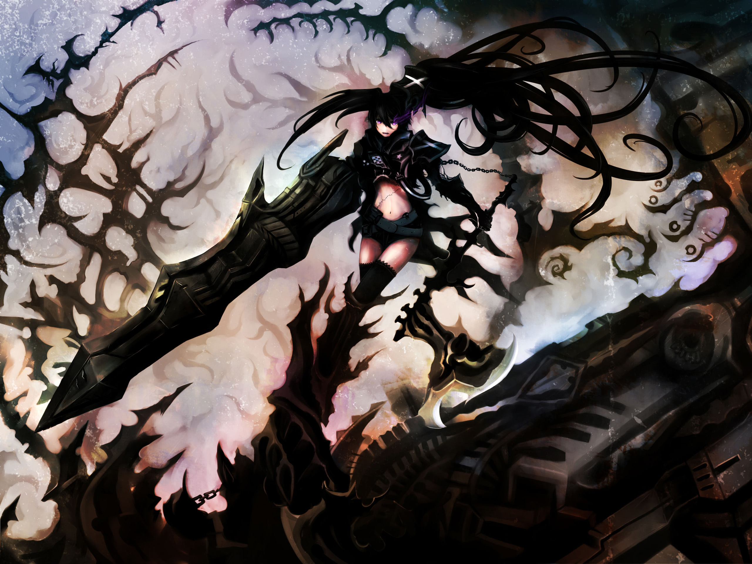 Insane Black Rock Shooter HD Wallpaper