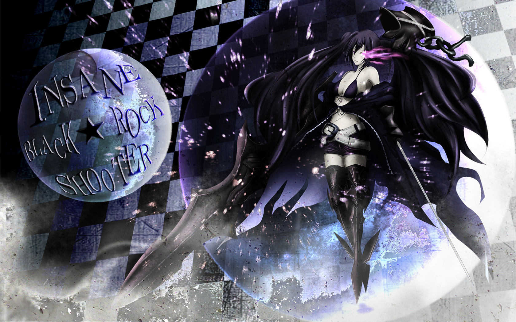 Insane Black Rock Shooter HD Wallpaper