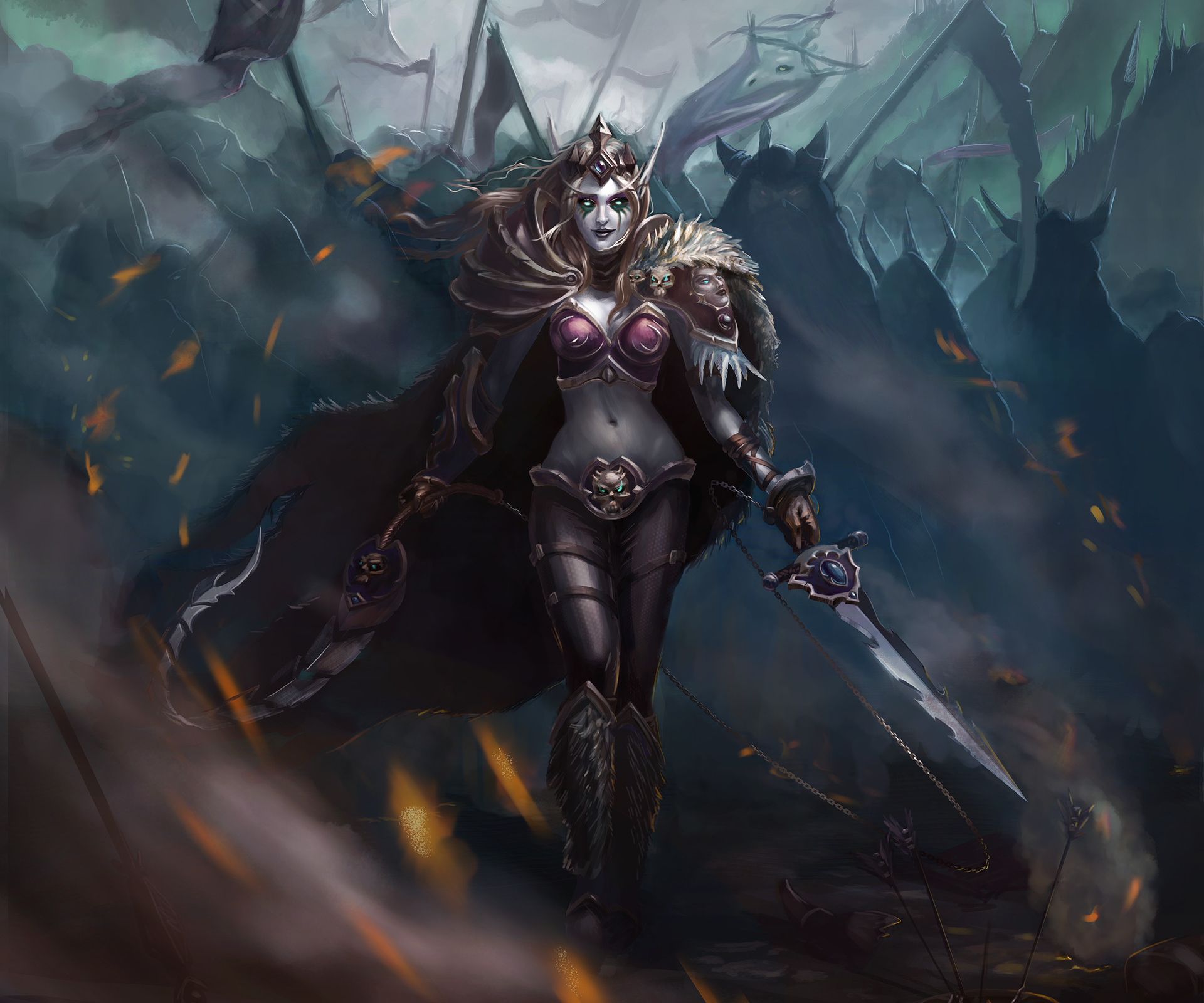 Sylvanas Windrunner from World of Warcraft HD Wallpaper