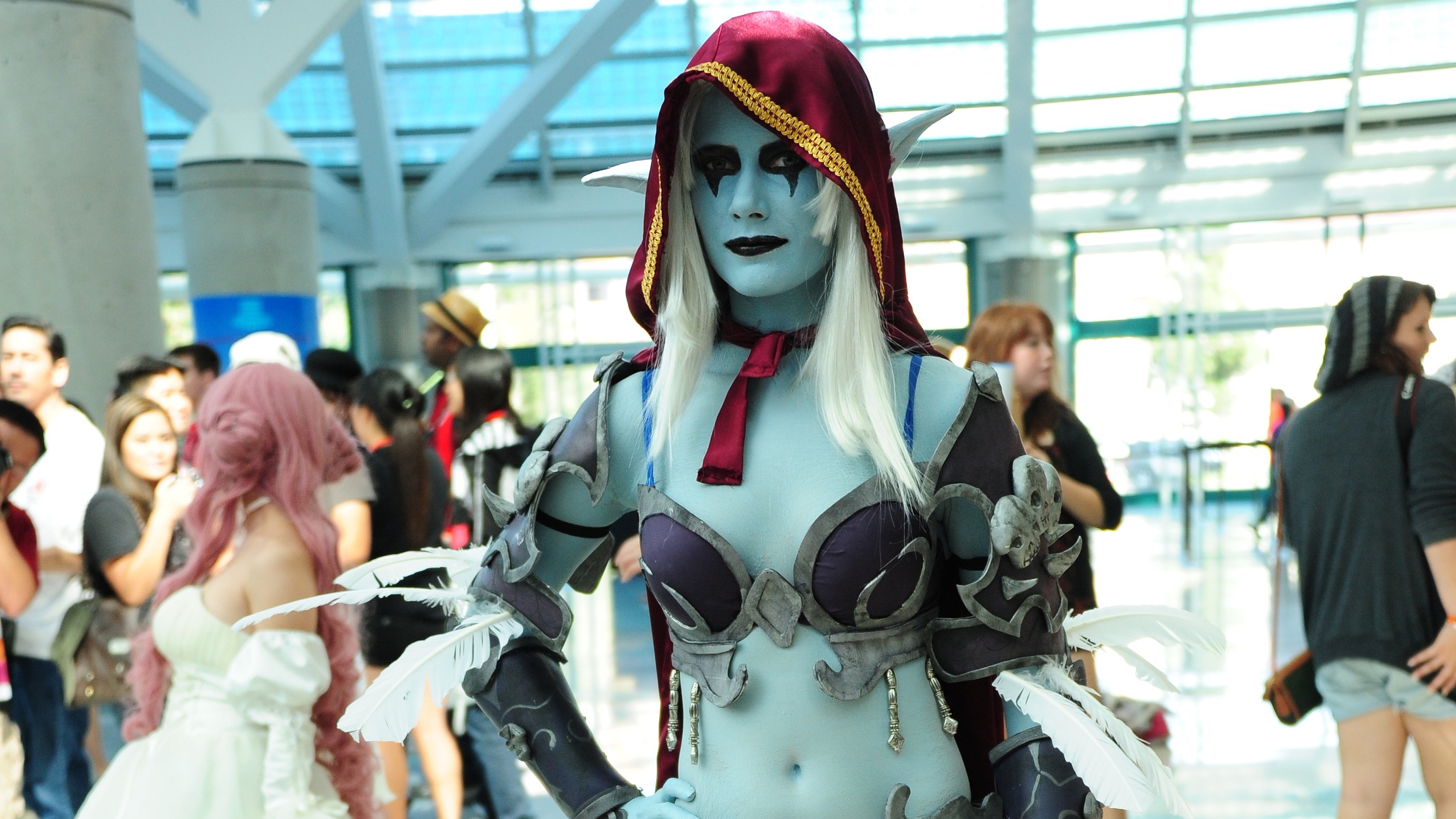 Sylvanas Windrunner cosplay at convention HD Wallpaper