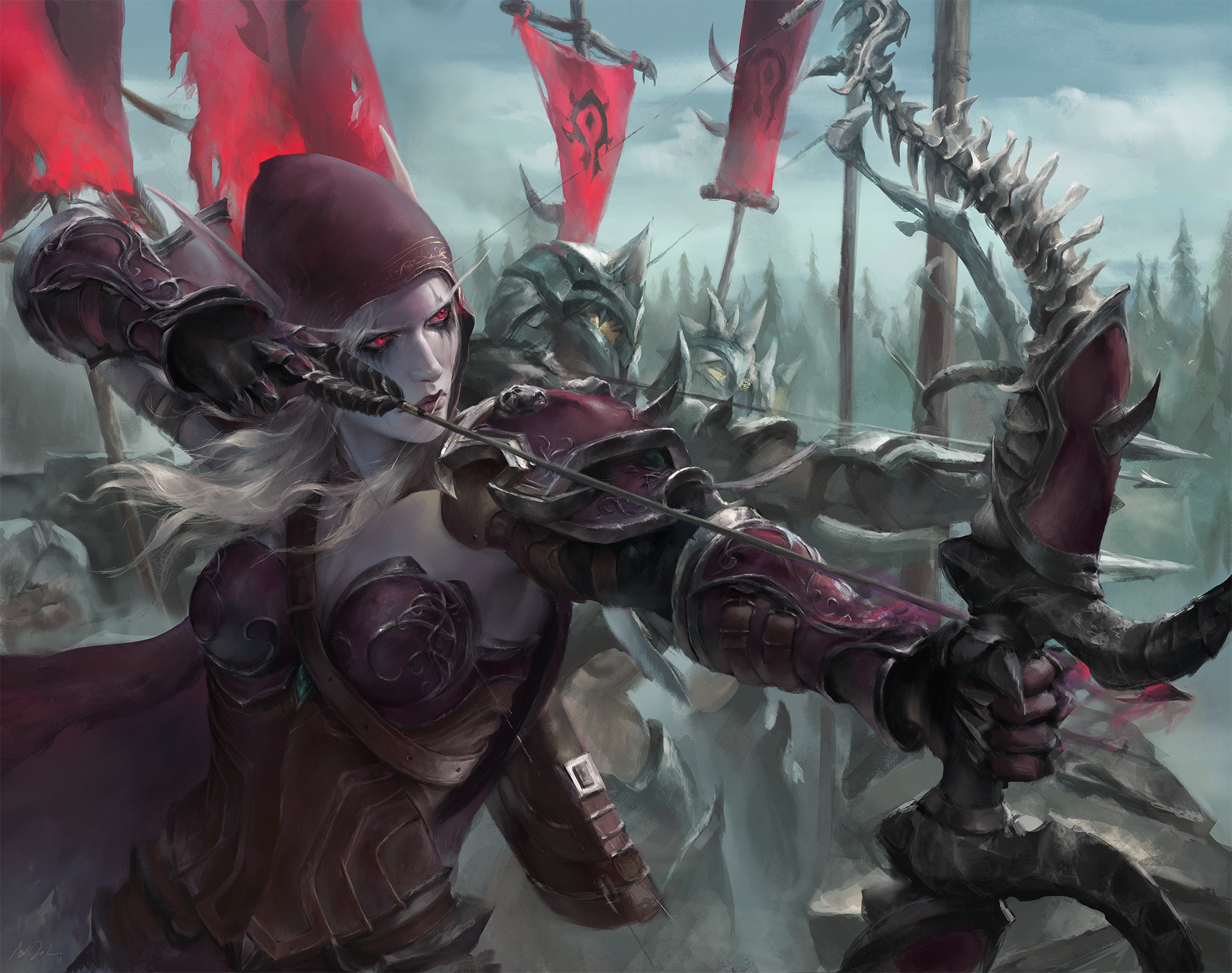 Sylvanas Windrunner from World of Warcraft HD Wallpaper