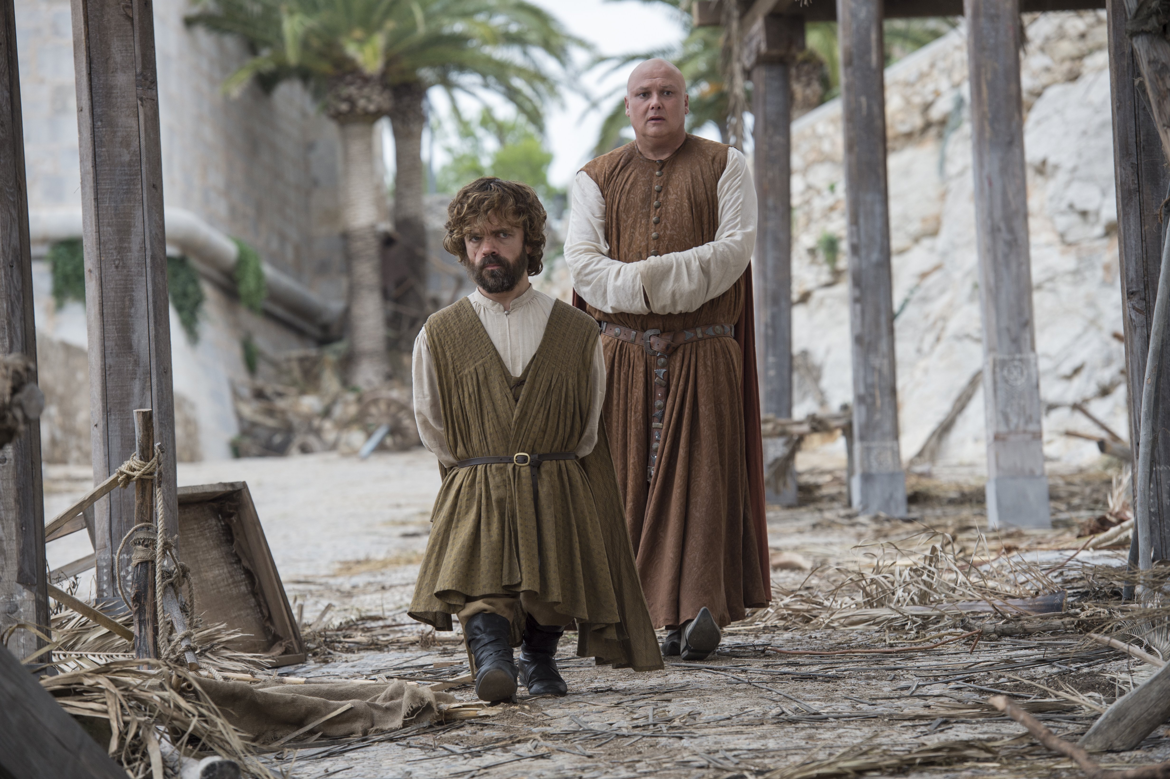 Tyrion Lannister and Lord Varys from Game of Thrones HD Wallpaper
