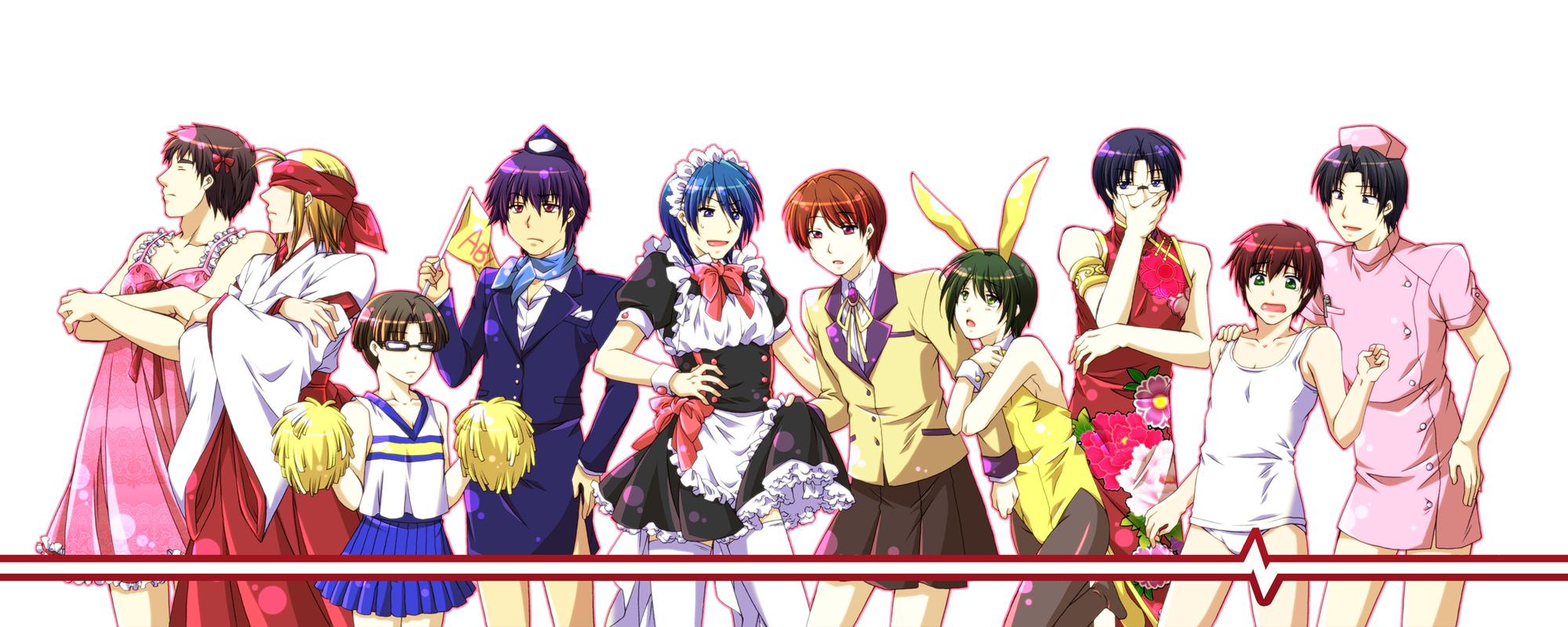 Group of boys in costumes HD Wallpaper