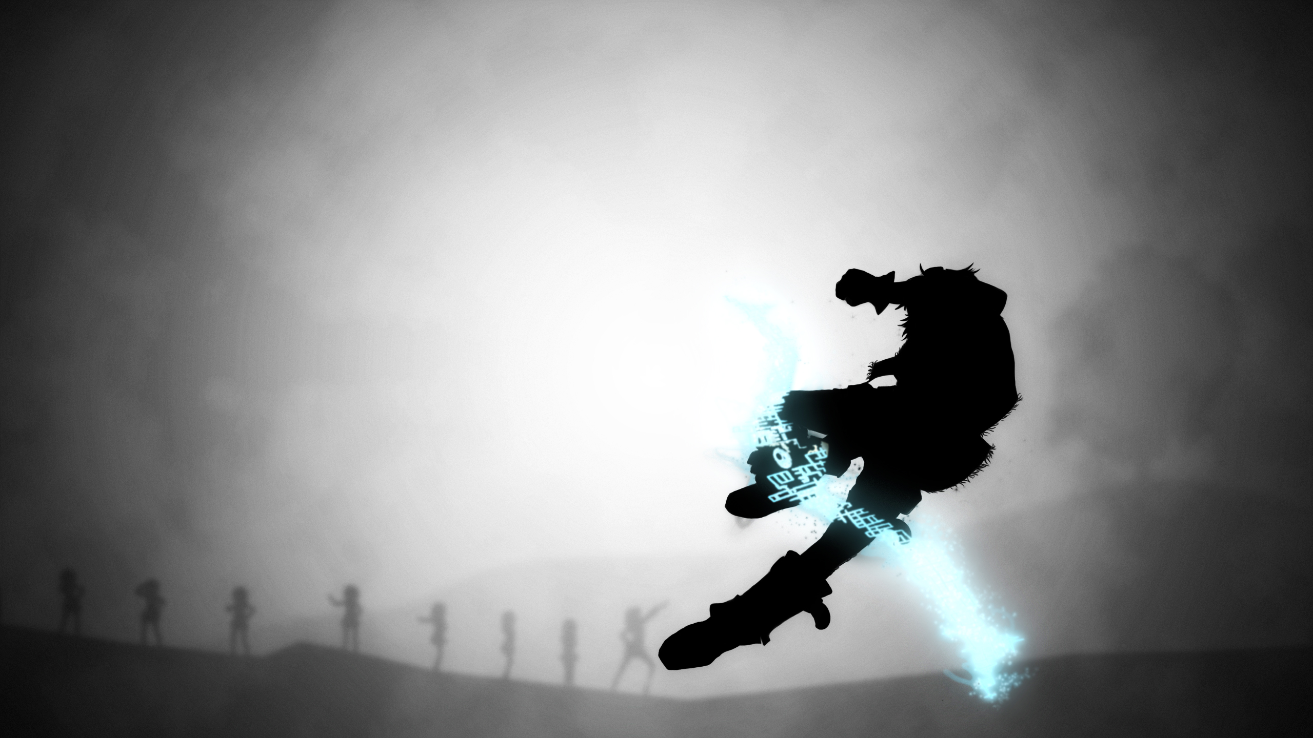 Ezreal from League of Legends in silhouette HD Wallpaper