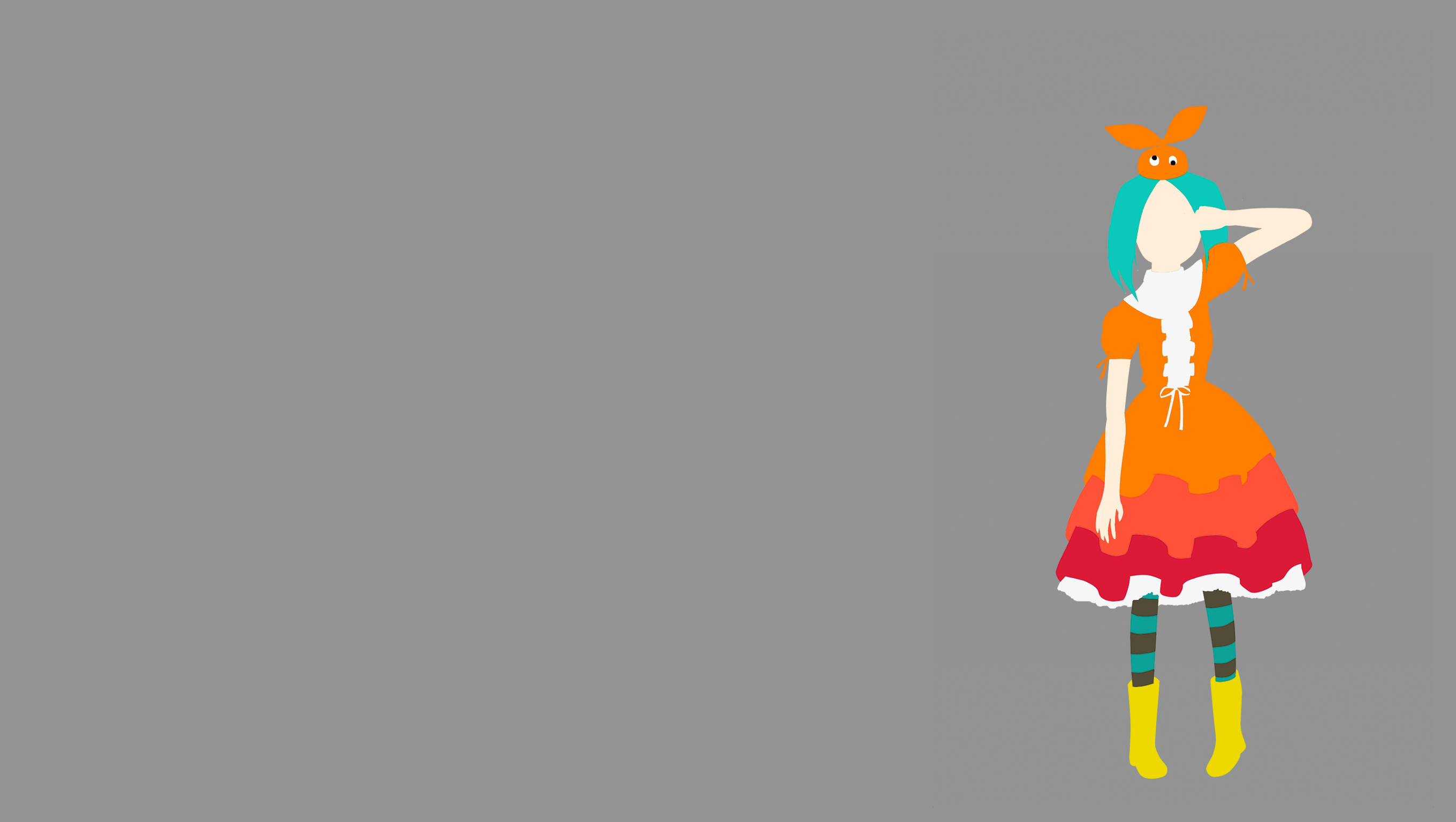Yotsugi Ononoki from Monogatari Series HD Wallpaper