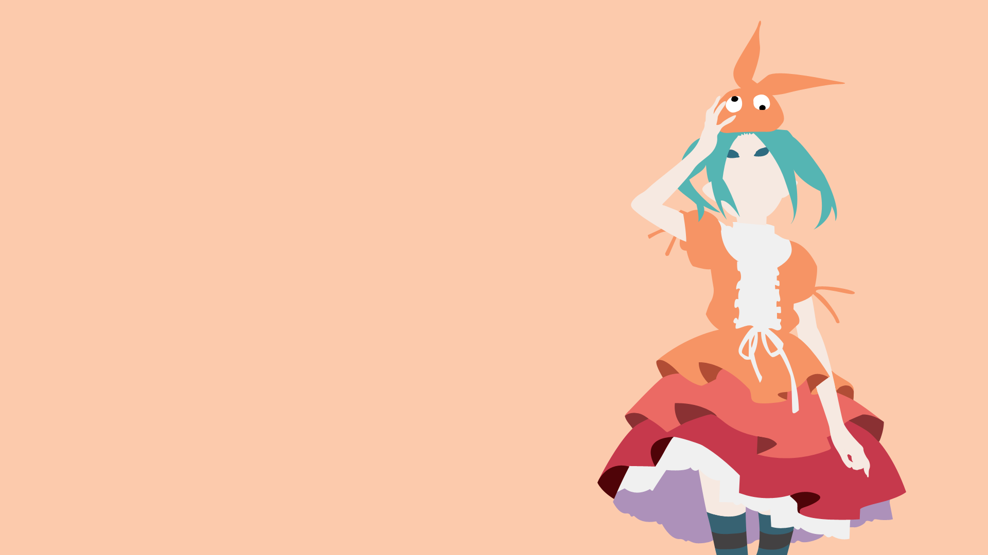 Yotsugi Ononoki from Monogatari Series HD Wallpaper