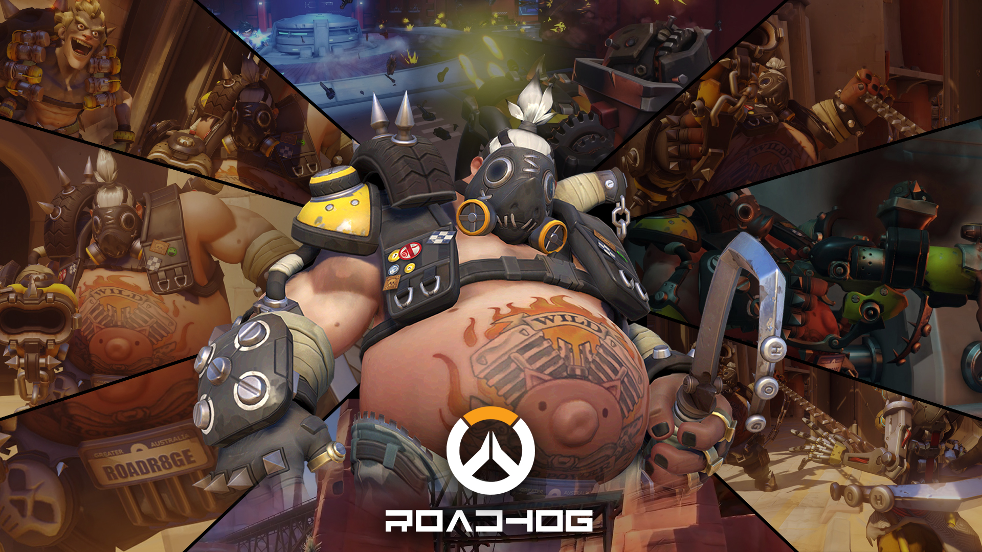 Roadhog from Overwatch HD Wallpaper
