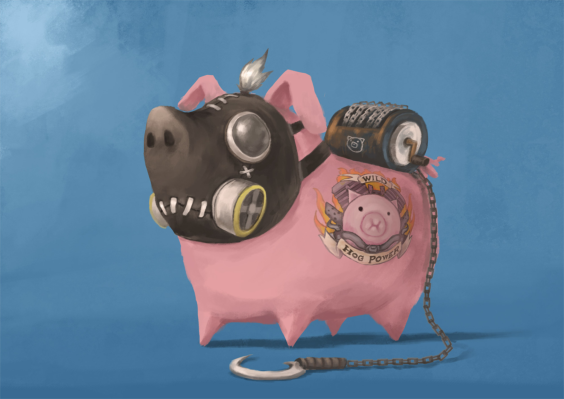 Roadhog from Overwatch HD Wallpaper