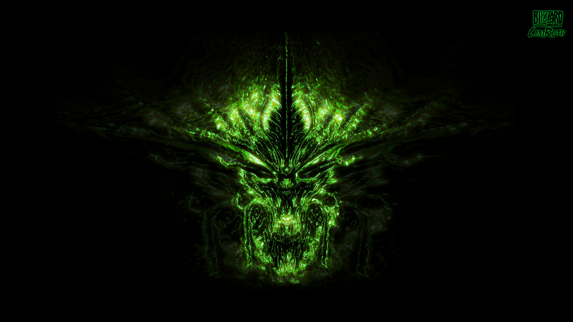 Diablo Lord of Terror from Blizzard HD Wallpaper