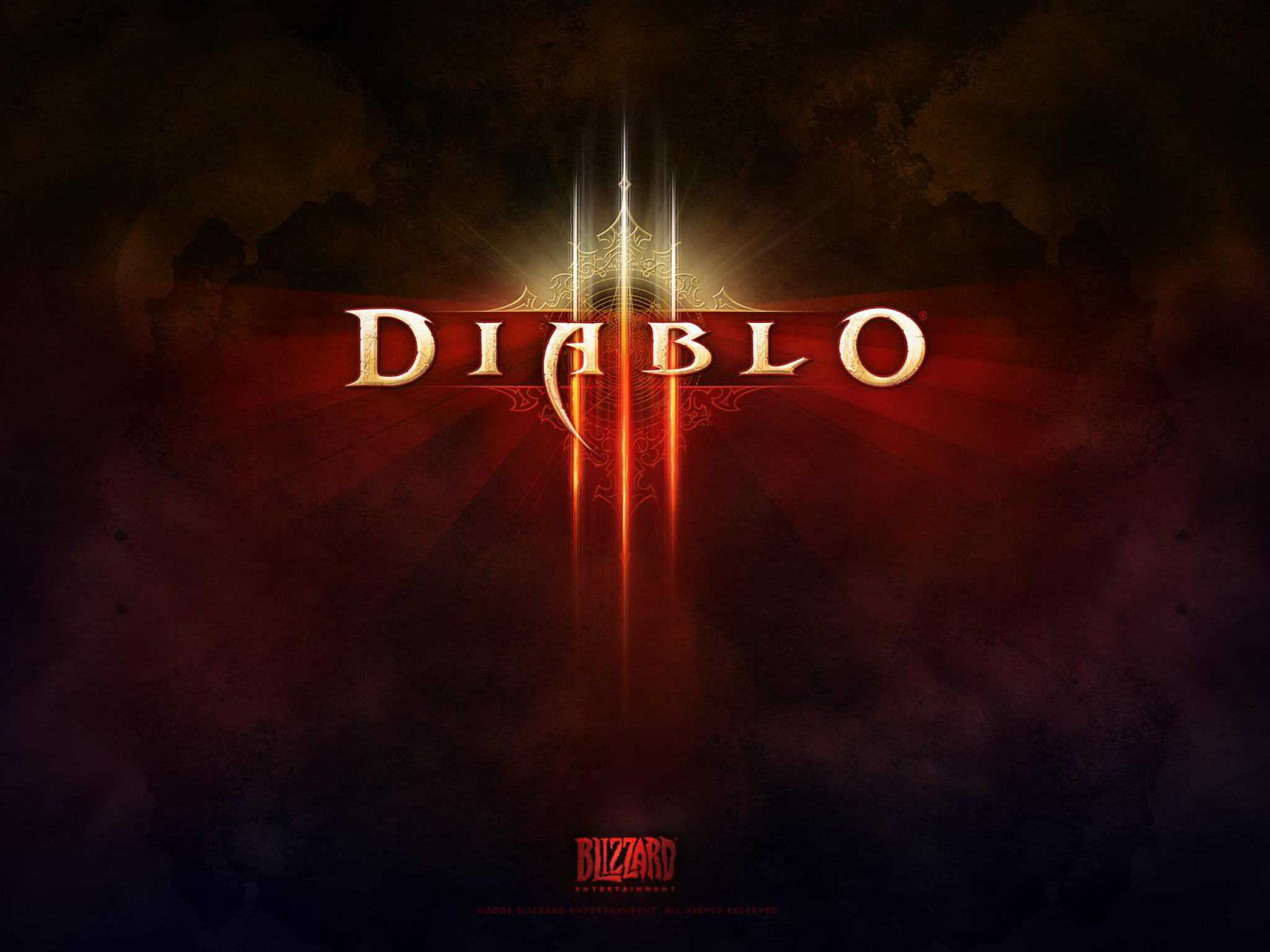 Diablo III Blizzard Entertainment Logo HD Wallpaper