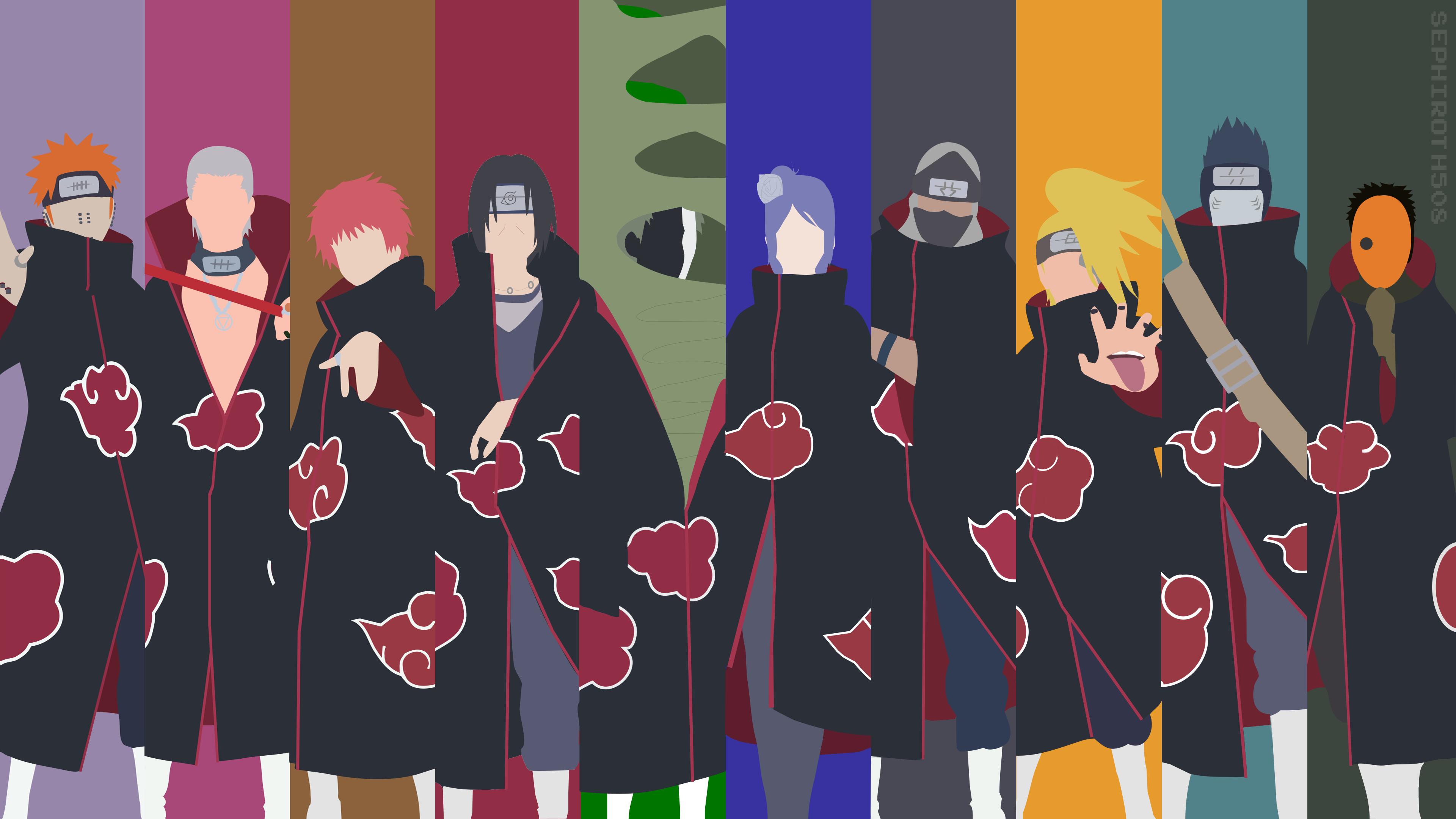 Akatsuki members from Naruto HD Wallpaper