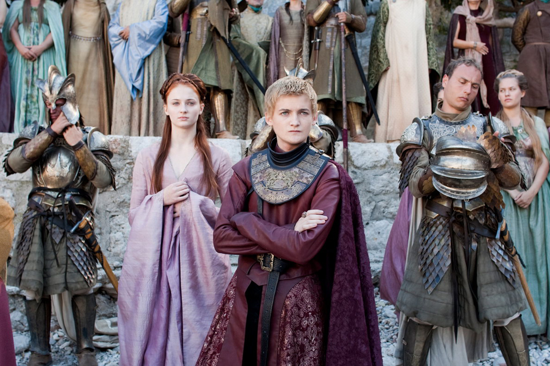 Joffrey Baratheon and Sansa Stark from Game of Thrones HD Wallpaper