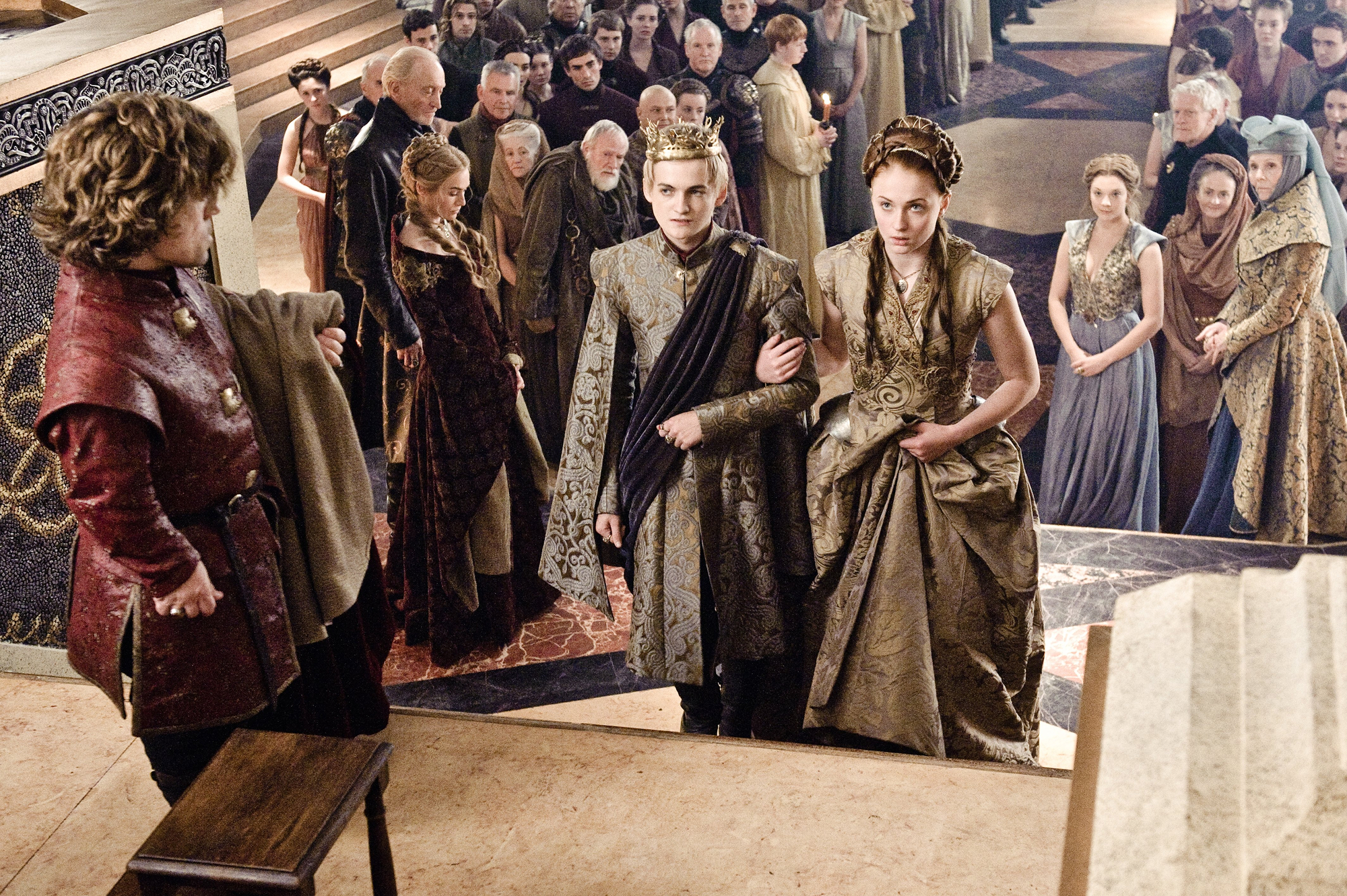 Joffrey Baratheon and Sansa Stark in Game of Thrones HD Wallpaper