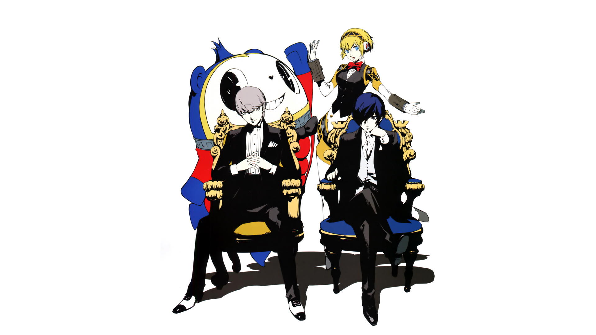 Persona characters with Teddie HD Wallpaper