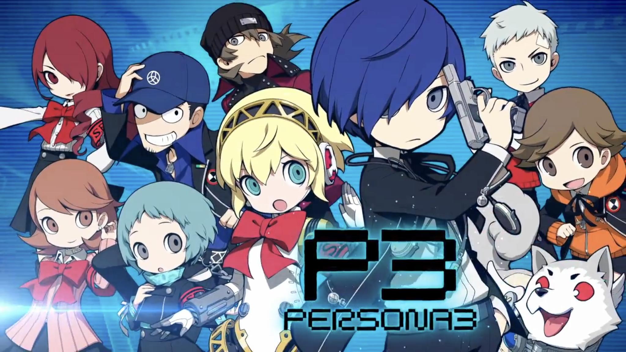 Persona 3 characters and Koromaru HD Wallpaper
