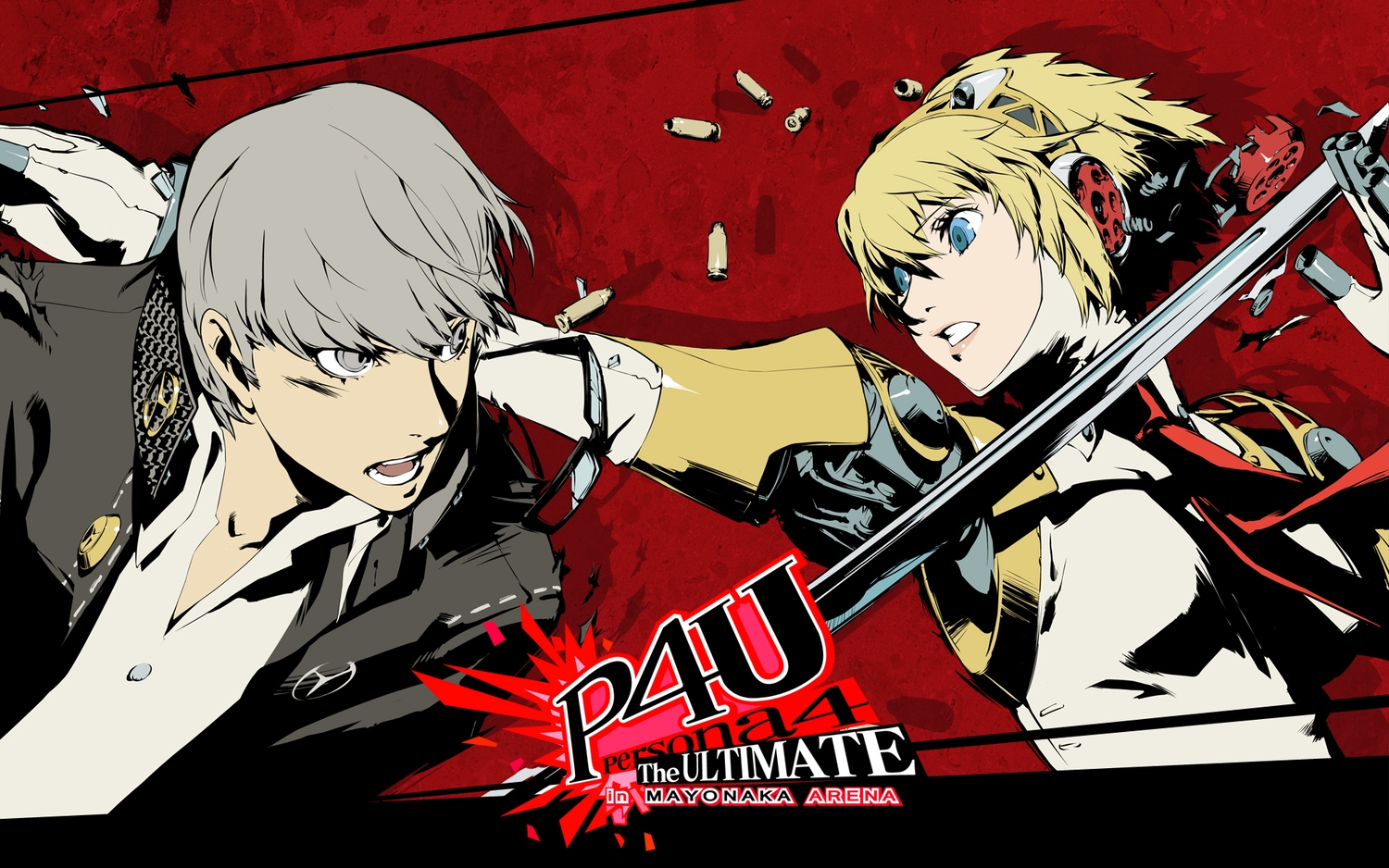 Yu Narukami and Aigis from Persona 4 Arena HD Wallpaper