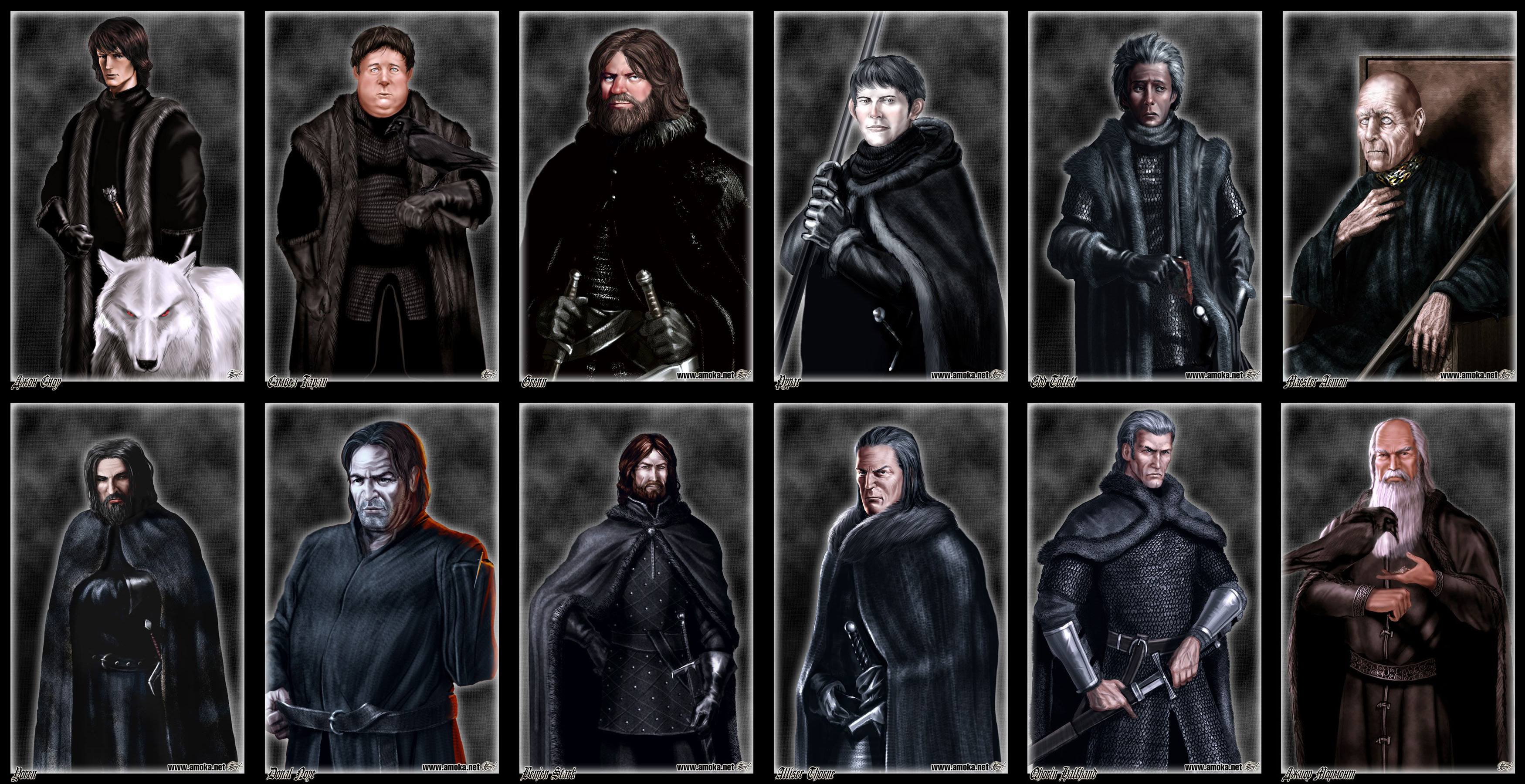 Game of Thrones characters portraits HD Wallpaper