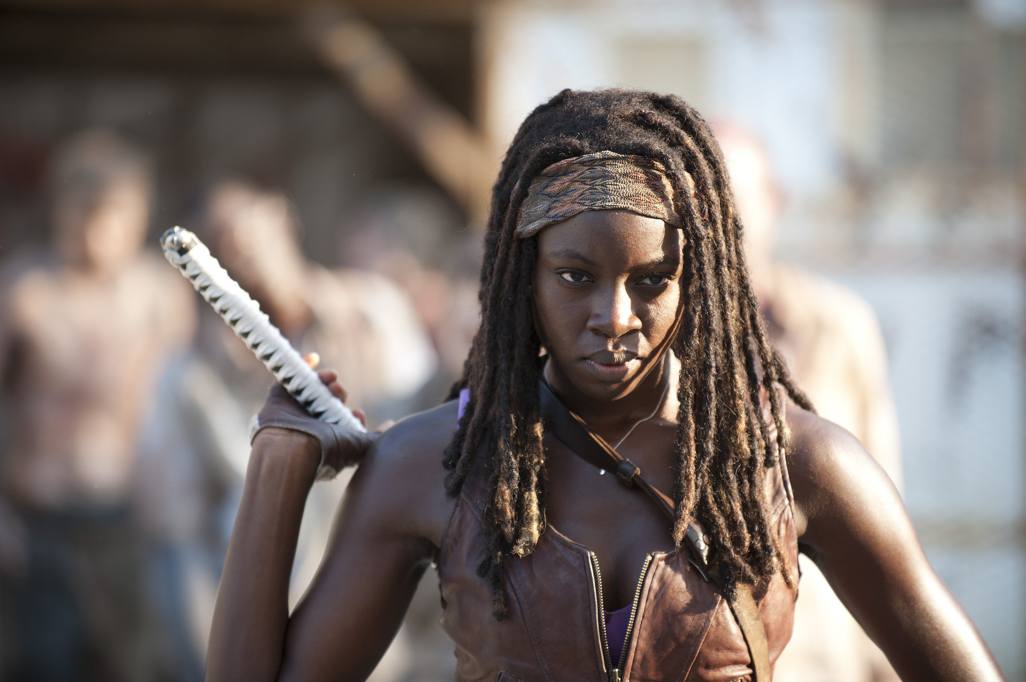 Michonne from The Walking Dead HD Wallpaper
