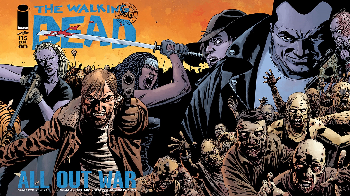 The Walking Dead #115 All Out War HD Wallpaper