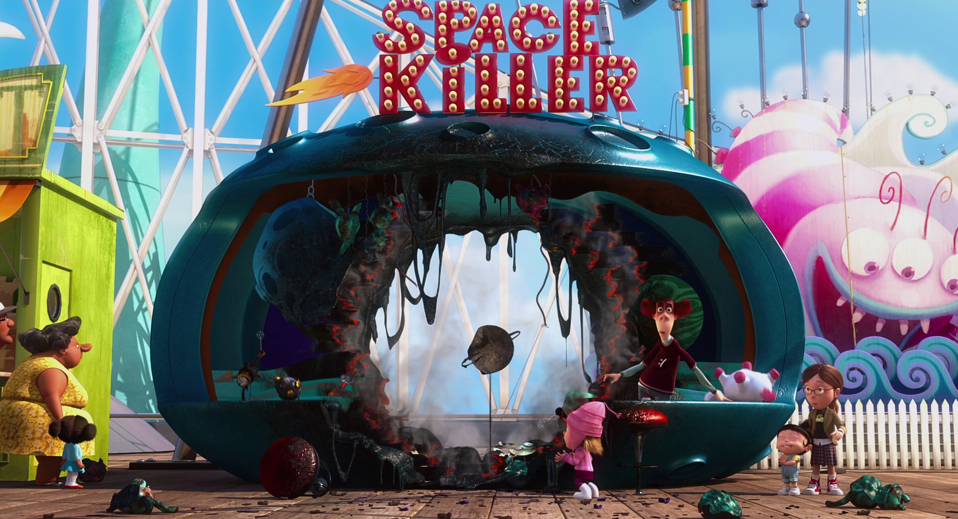 Agnes from Despicable Me at Space Killer ride HD Wallpaper