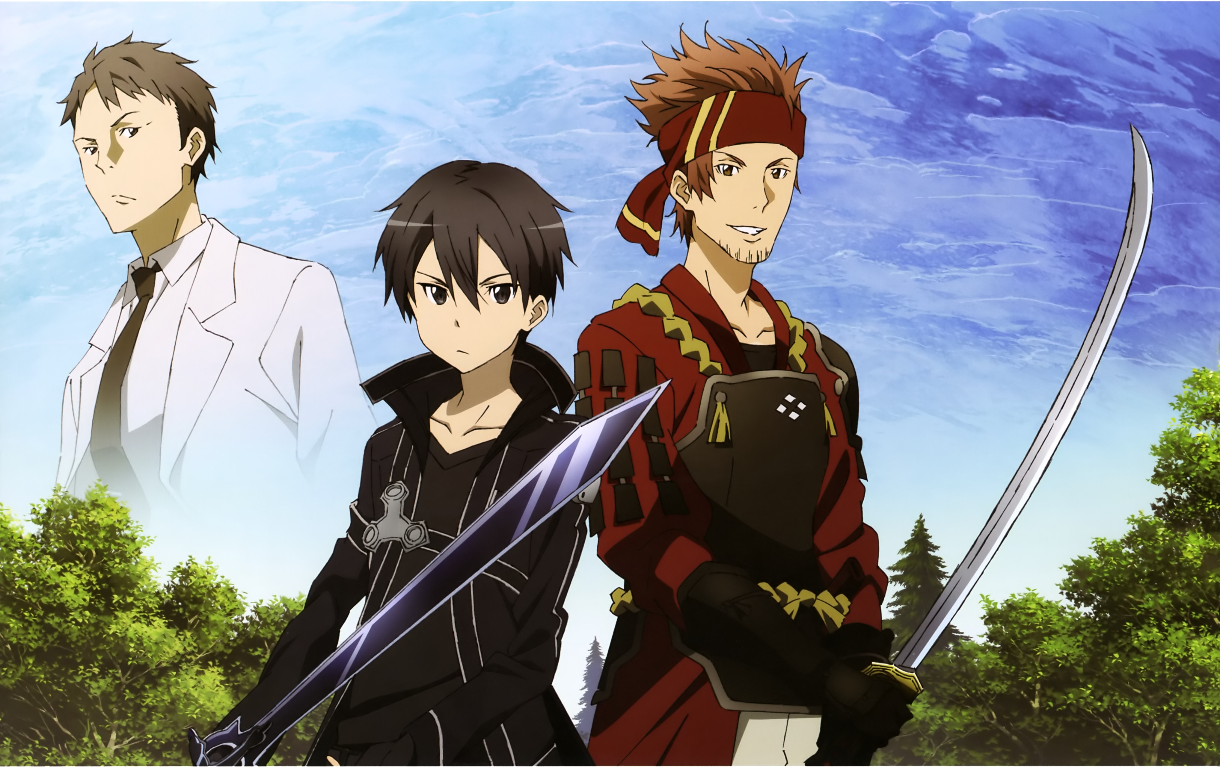 Kirito and Klein from Sword Art Online HD Wallpaper