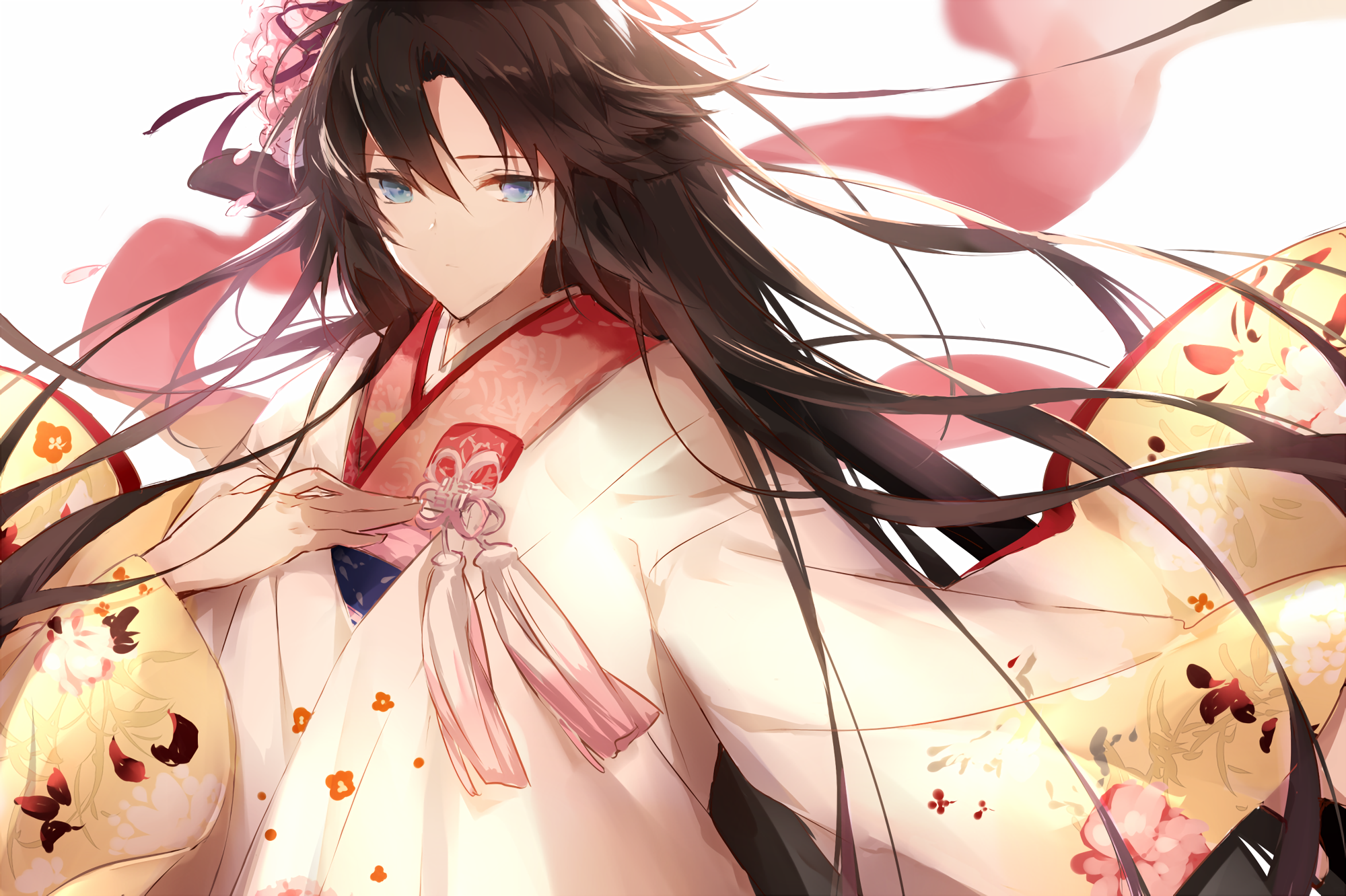 Shiki Ryougi in Kimono HD Wallpaper