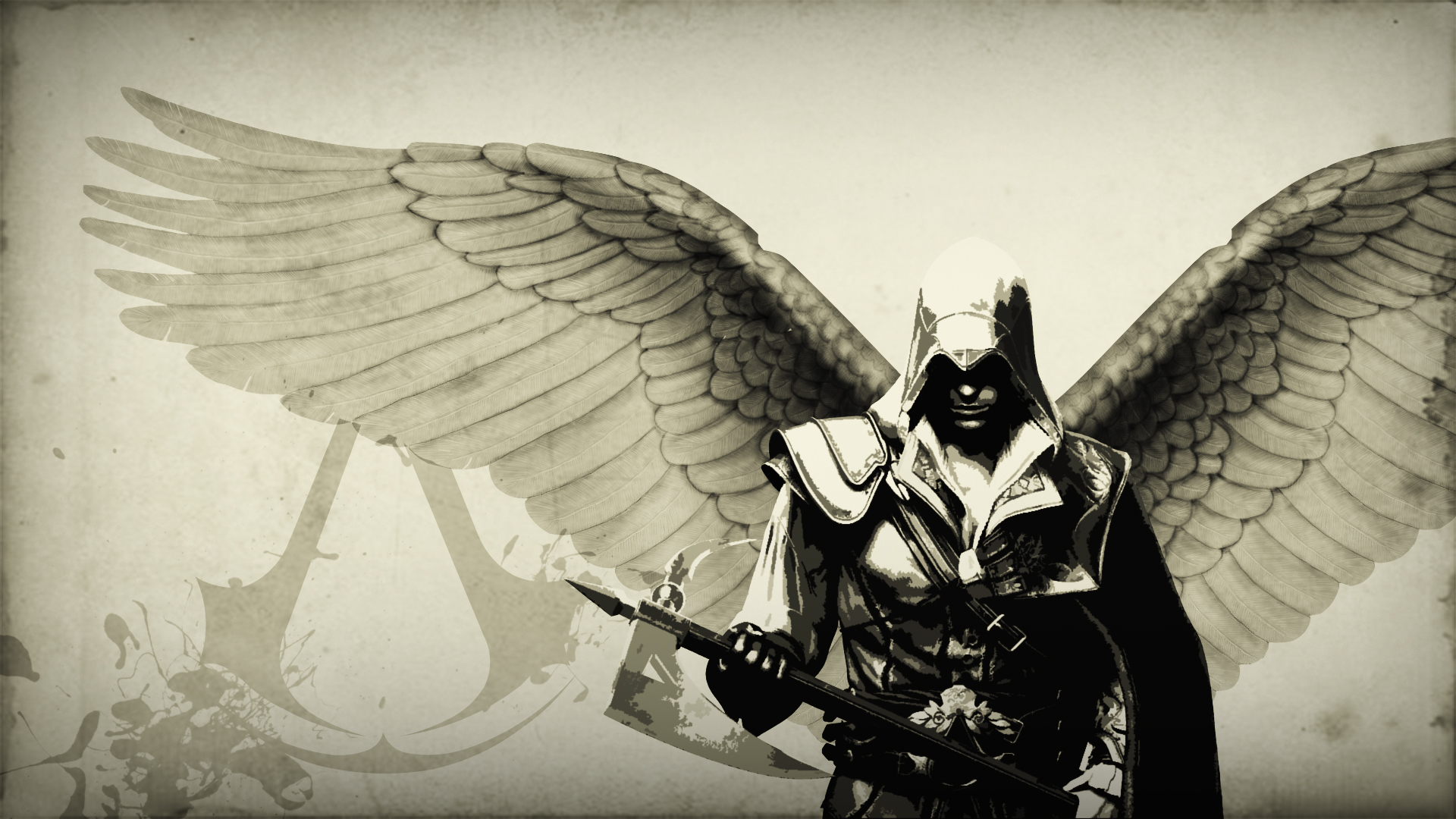 Ezio Auditore da Firenze from Assassin's Creed with Wings HD Wallpaper