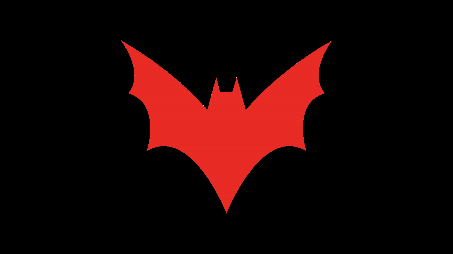 Red Bat Symbol HD Wallpaper